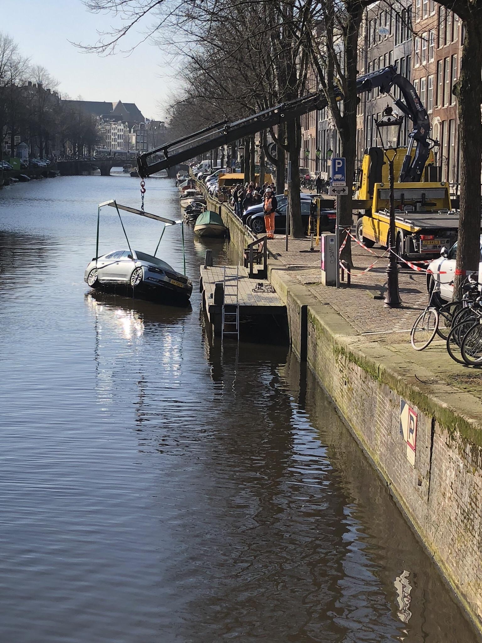 Amsterdam has a special unit for retrieving cars that fall into the canals
