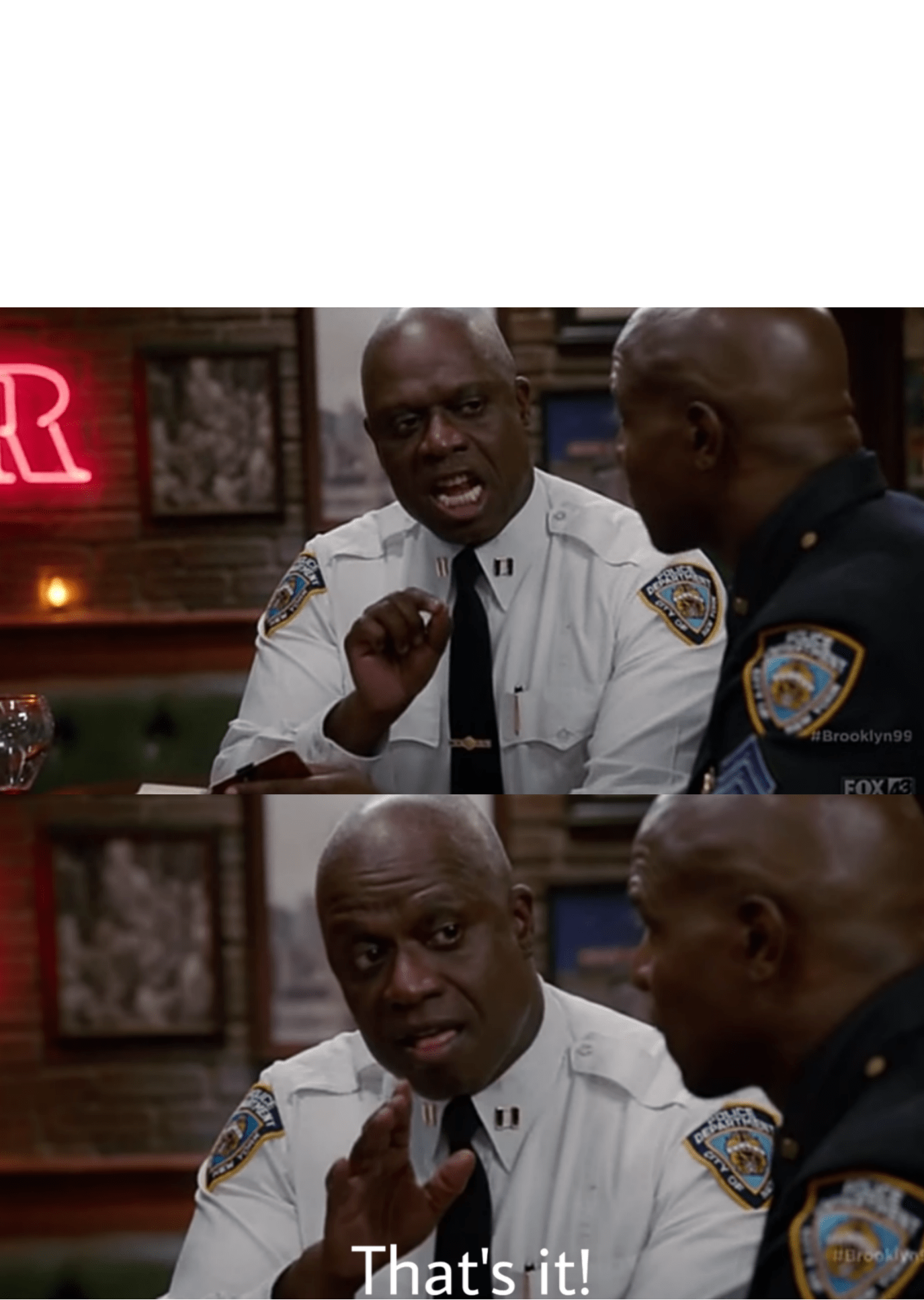 Invest in Captain holt memes MemeEconomy