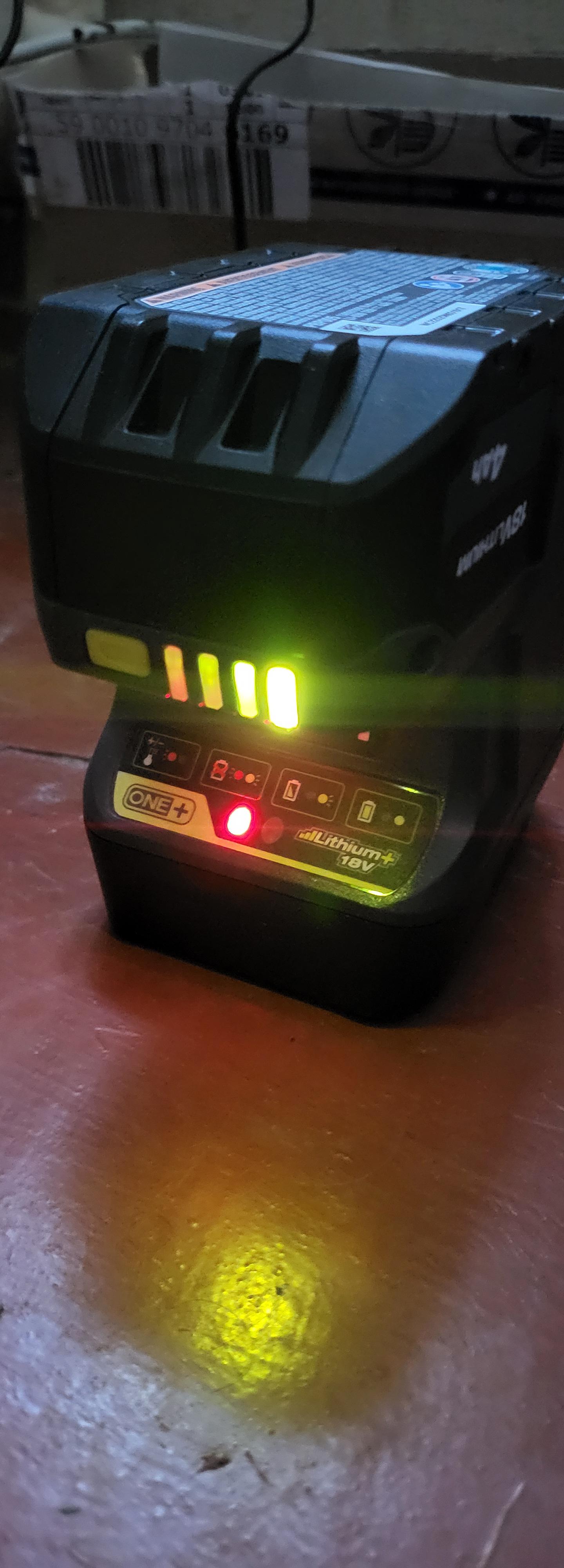 New ryobi battery wont charge r/ryobi