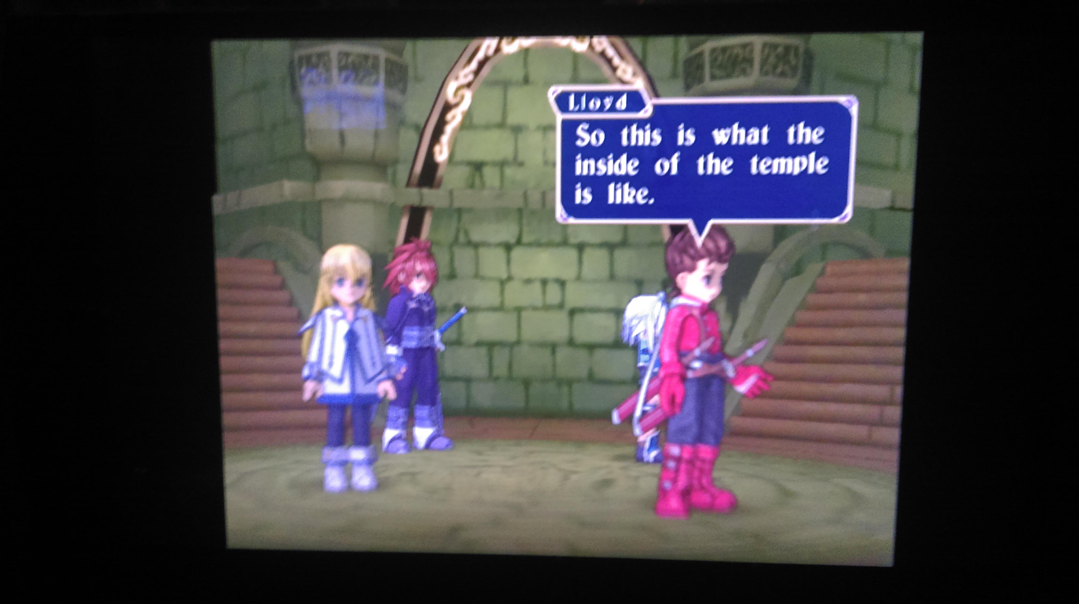 I am getting a blurry image on my wii (playing a gamecube game with component cable on a Wii