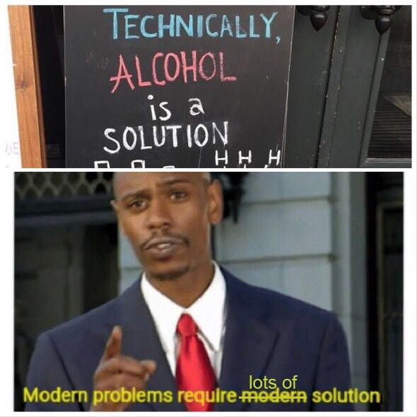 Modern problems require lots of solution memes