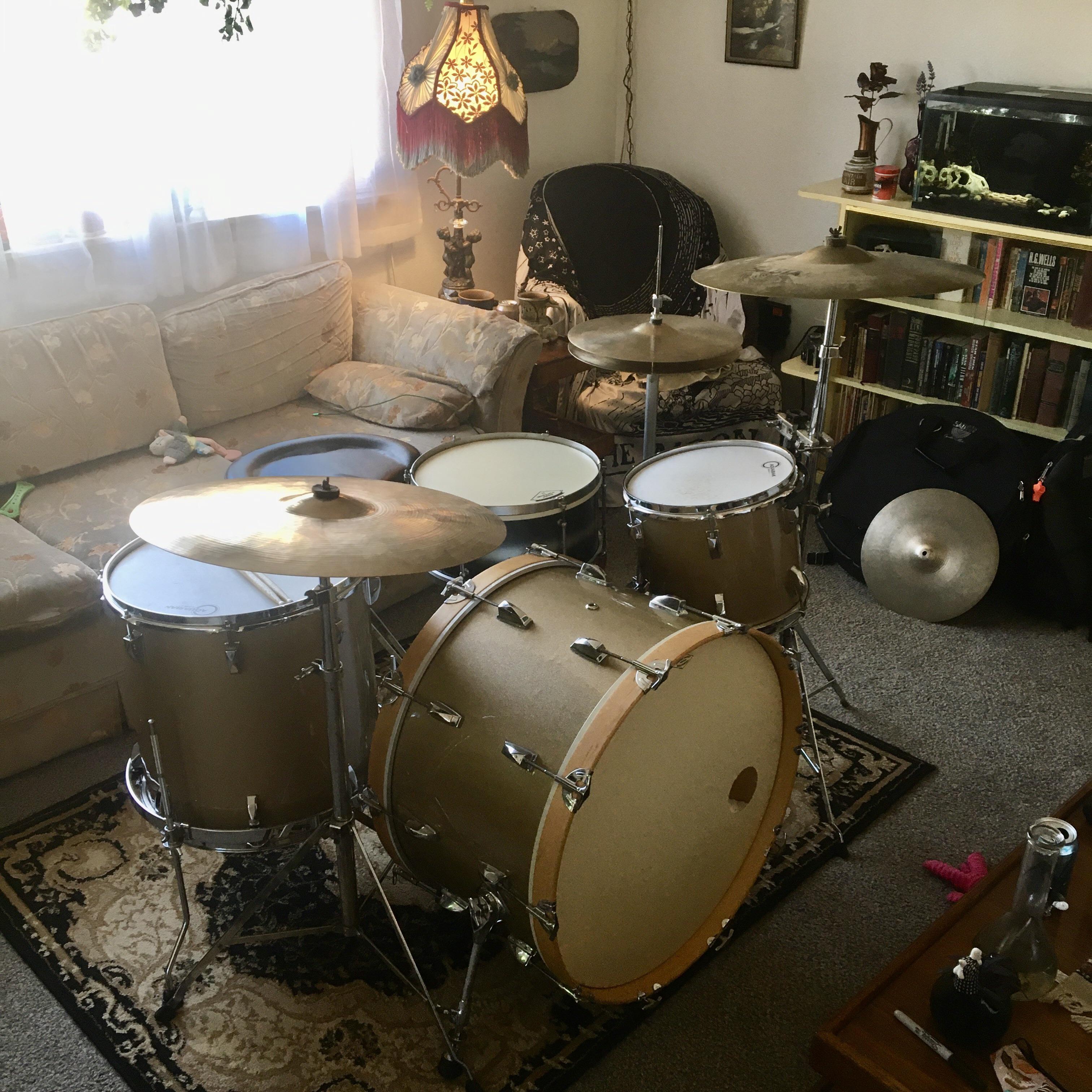 First time my drums have been set up since I lost my home in 2016. This