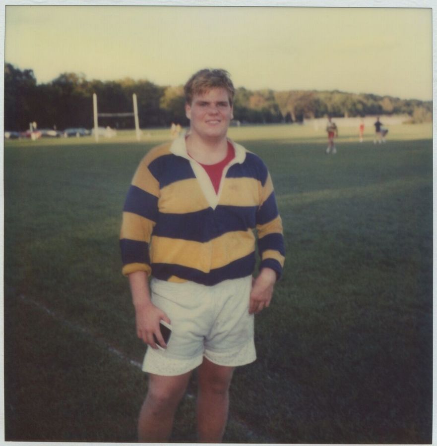 Chris Farley during his freshman year at Marquette University in 1982