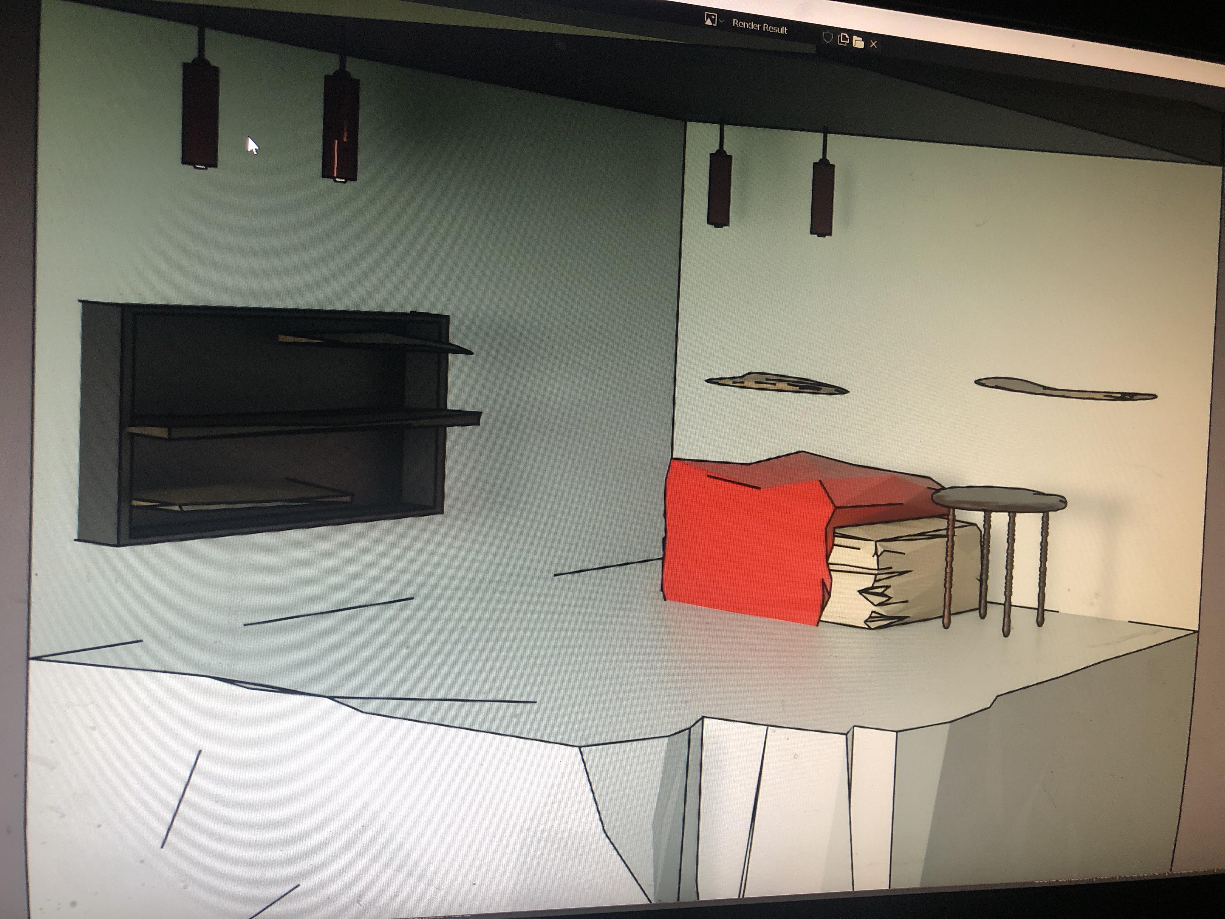 Black lines appearing in blender render and feedback on how to fix this