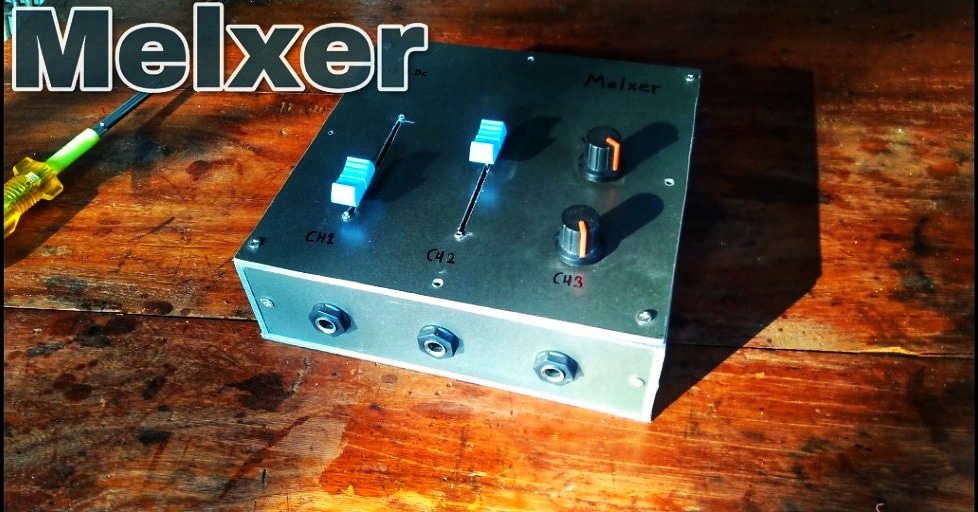 Diy Audio Mixer, check comments for full video. r/audiophile