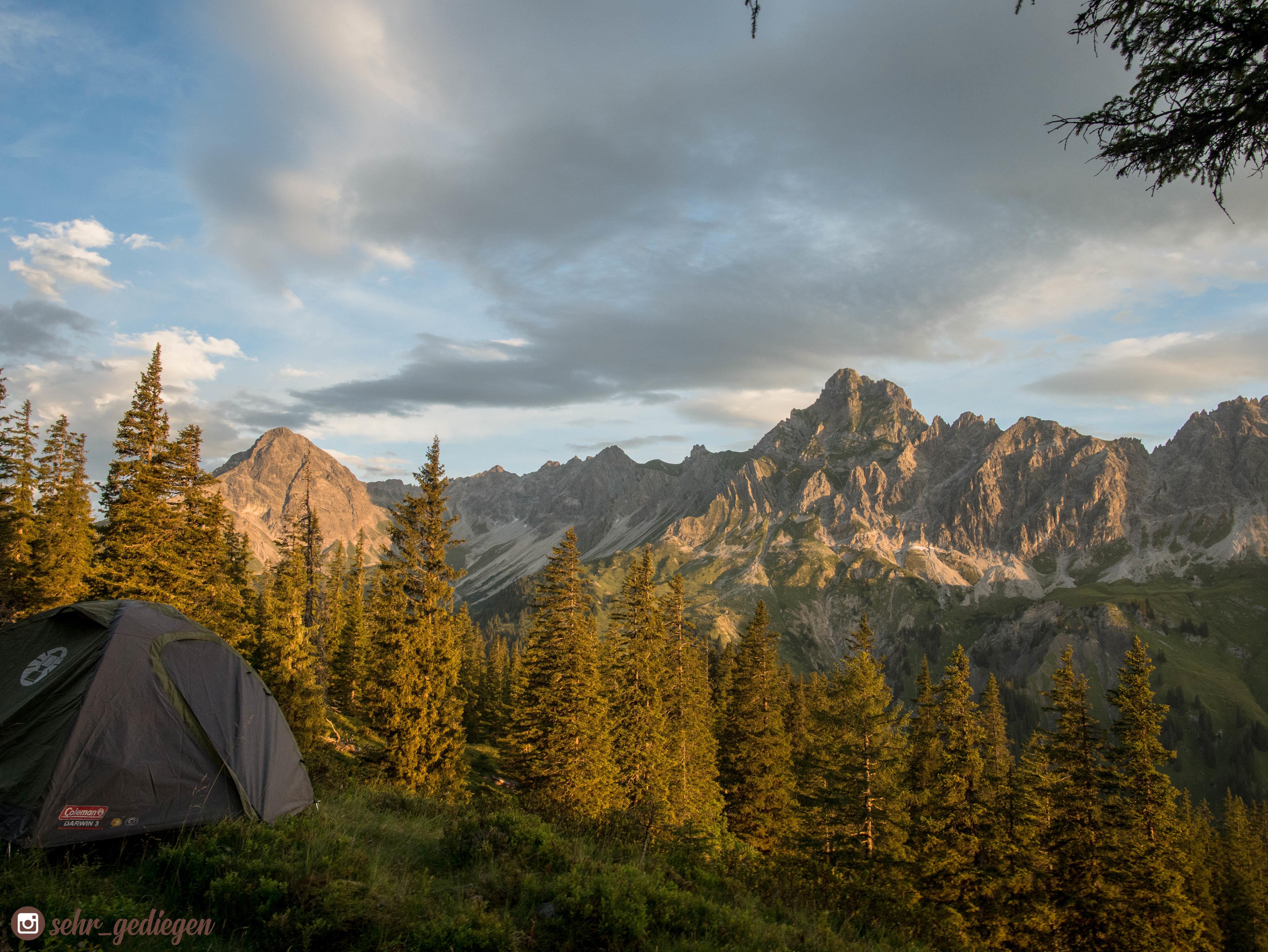 This summer, we went wild camping for the first time in Austria this