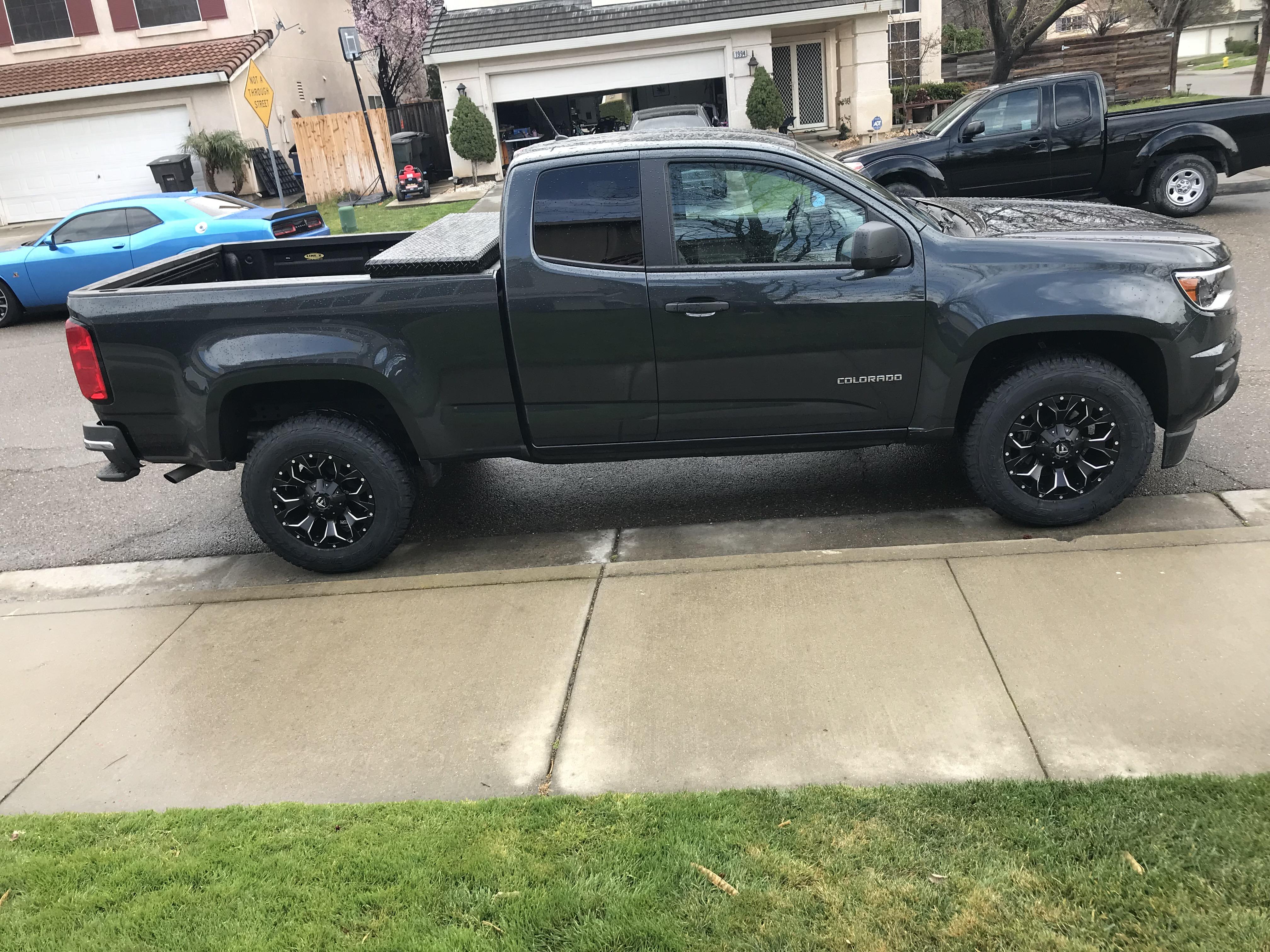 Just got my new wheels on my ‘18 chevycolorado