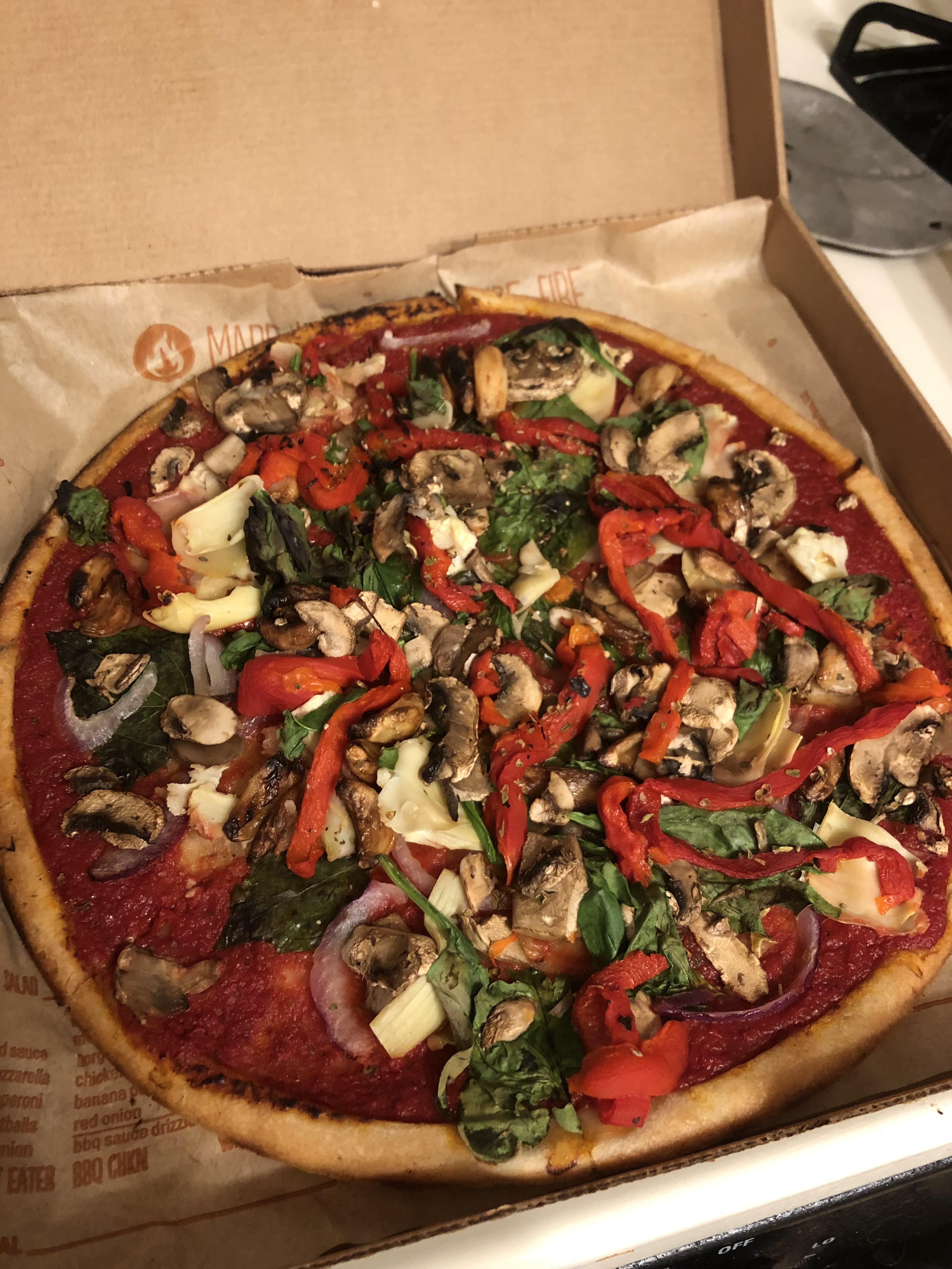 Vegan pizza from Blaze! r/vegan