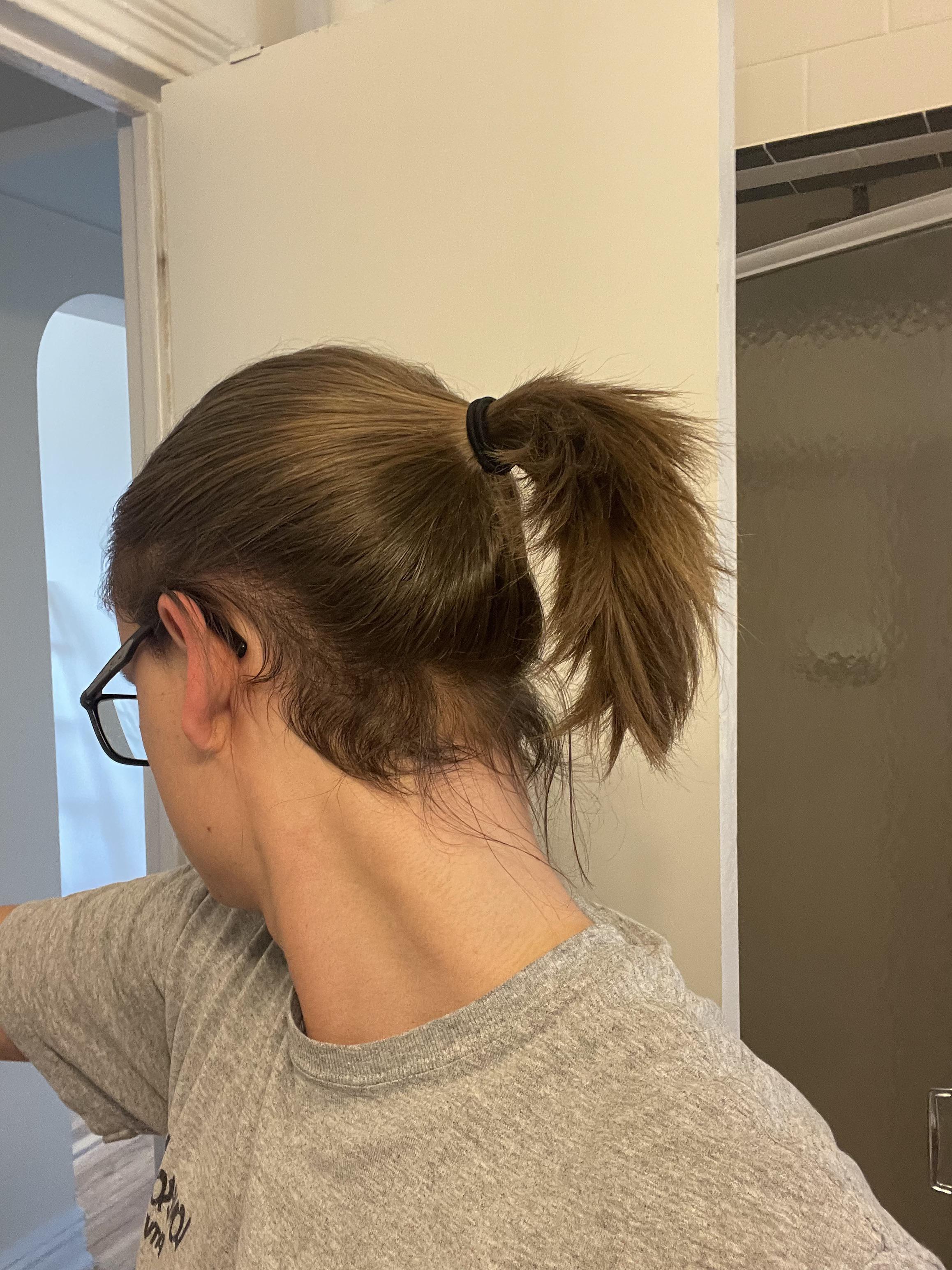 A year later, Finally can tie it all up in a pony tail r/FierceFlow