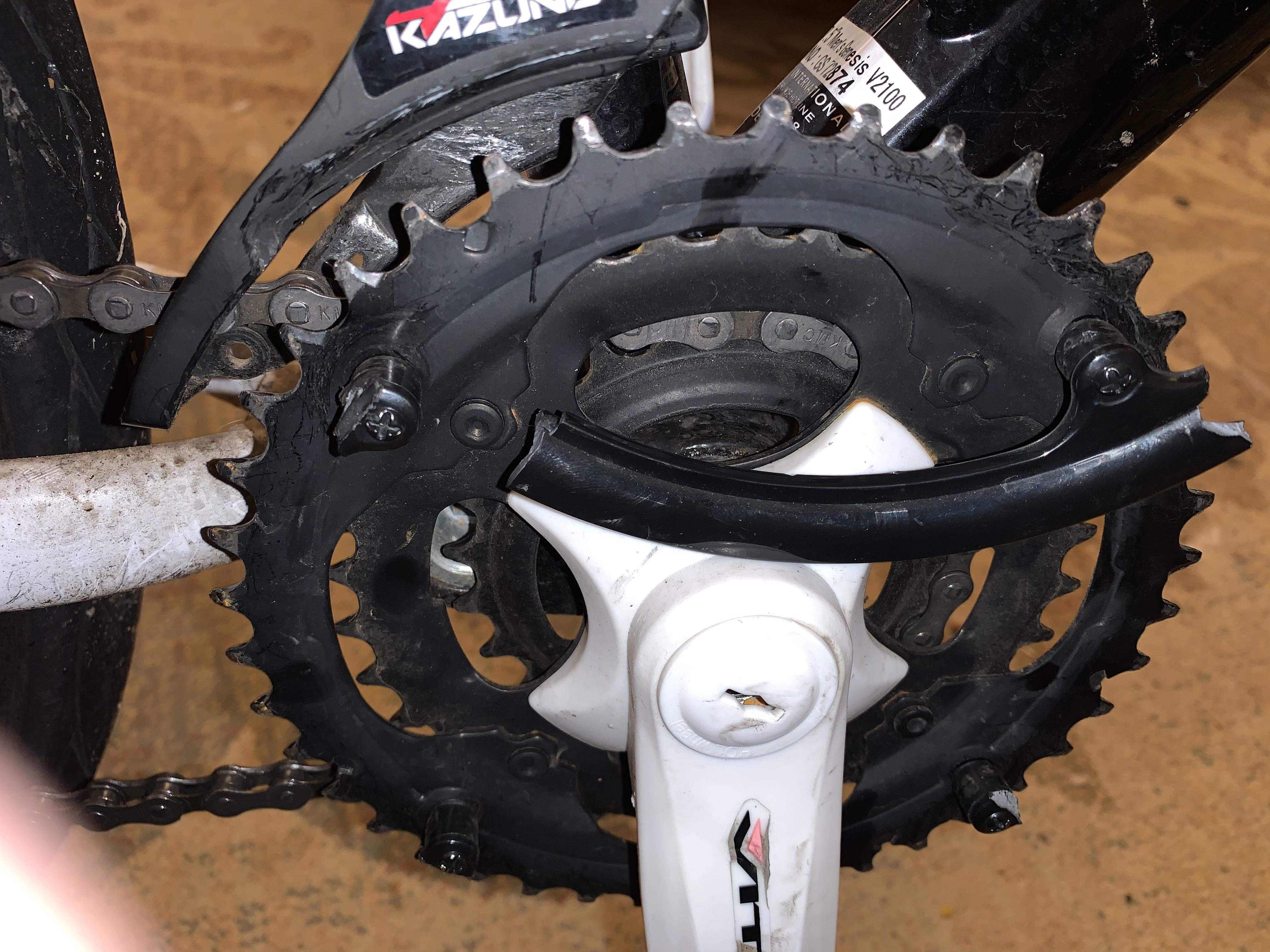 The outer chain guard on my bike broke tonight. Is it necessary for my