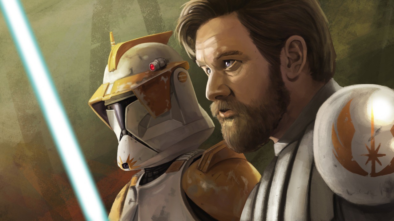 ObiWan Kenobi and Commander Cody by Lucas Furlan StarWars