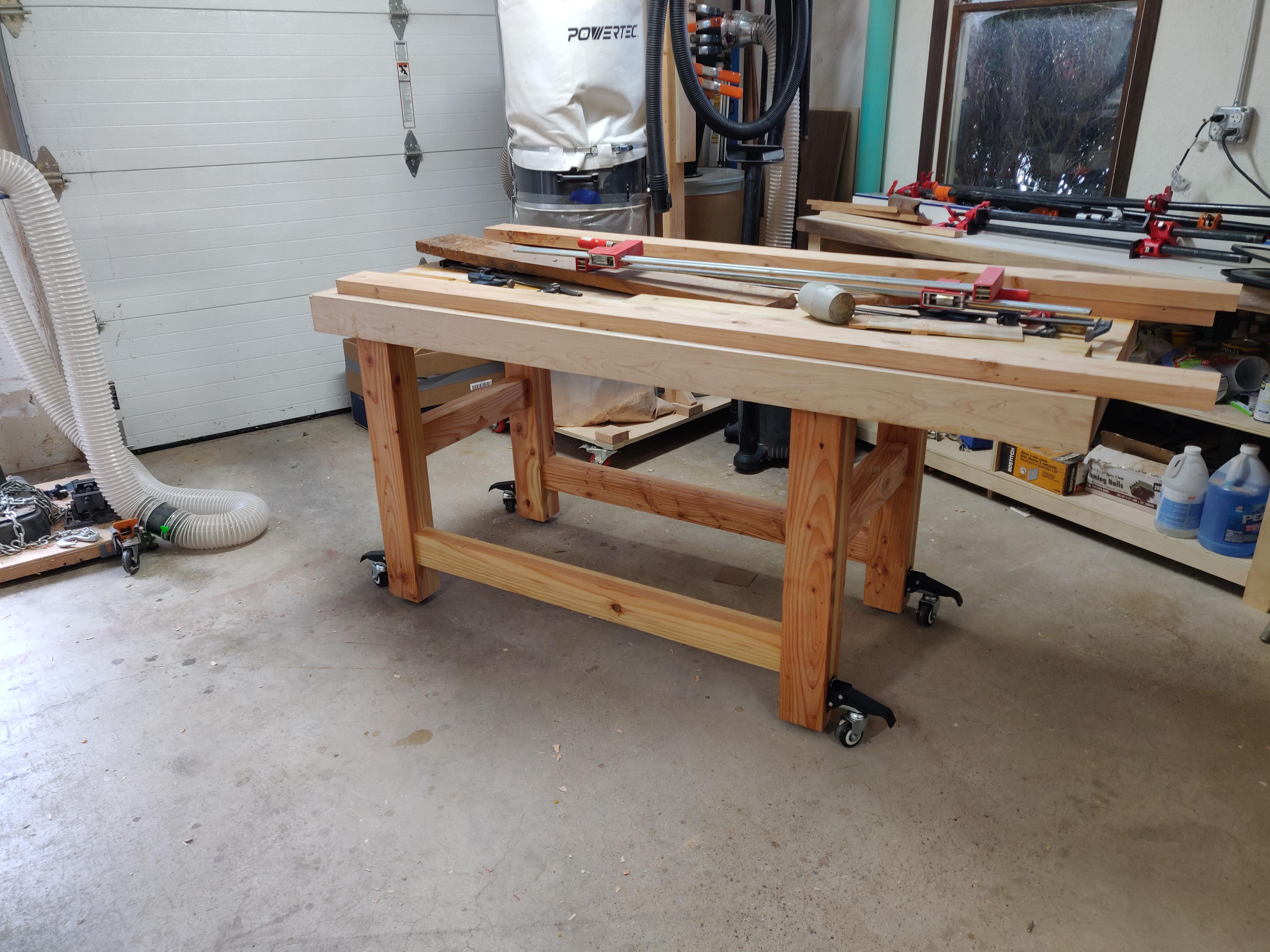 Workbench update casters installed r/Workbenches