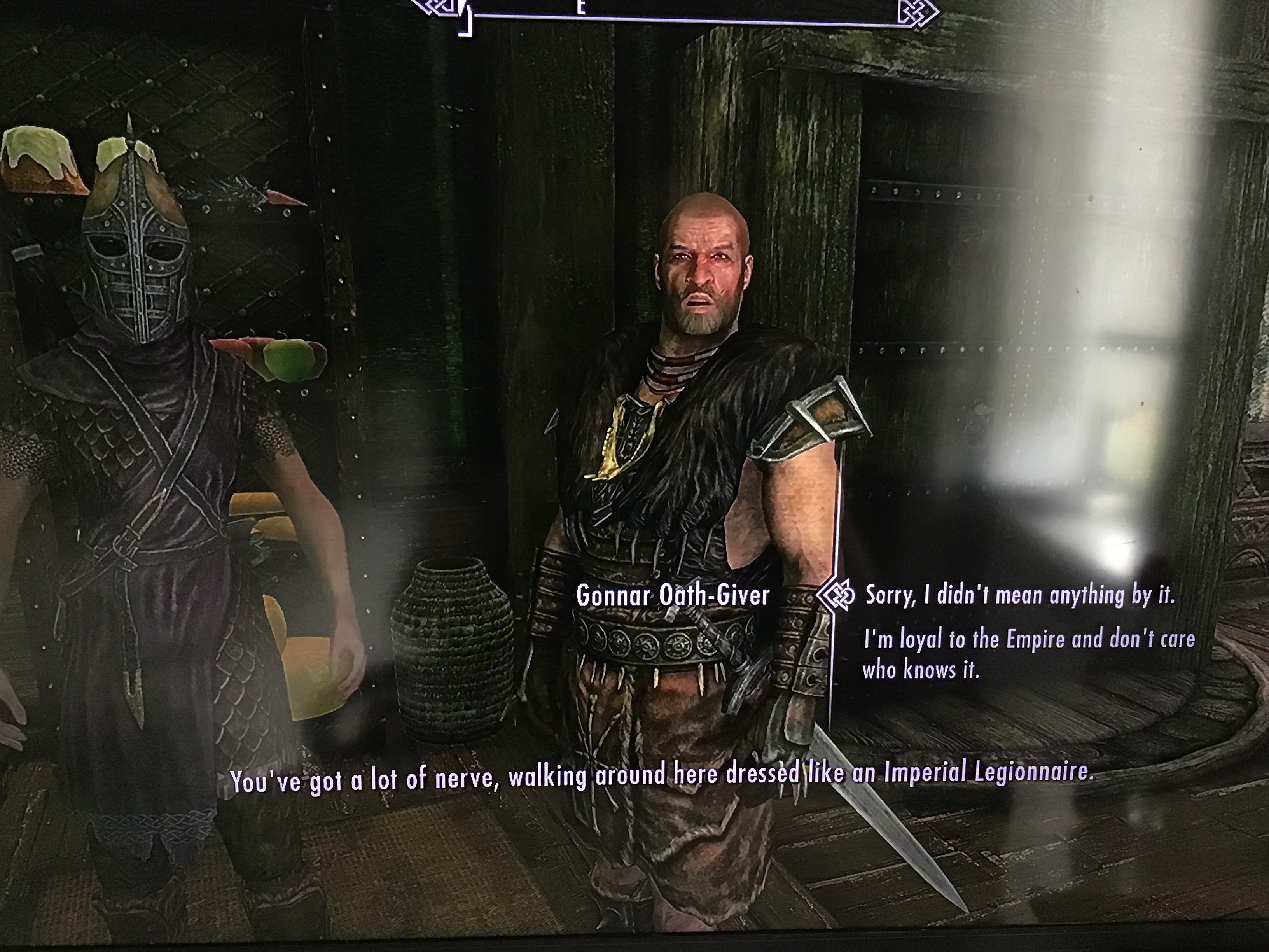 I started a new game as a wood elf and walked into Riften with full