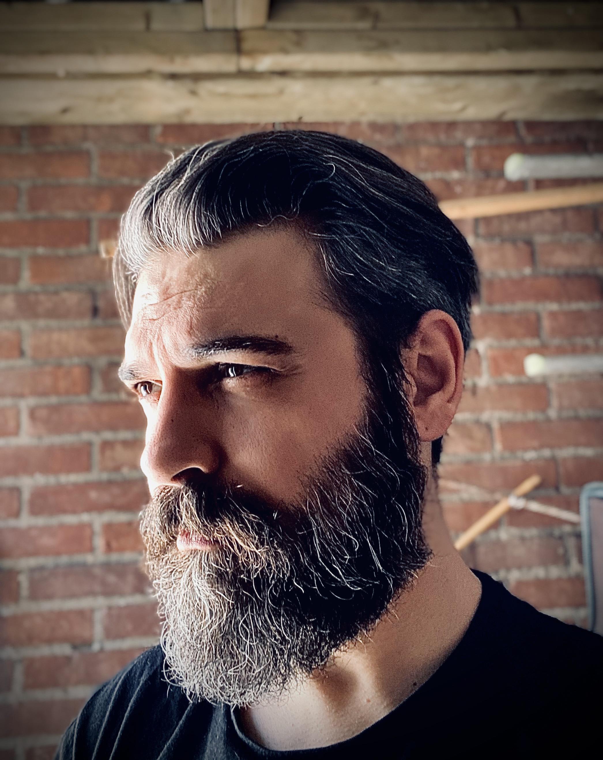 5 months progress, minus an inch and a half after a trim. r/beards