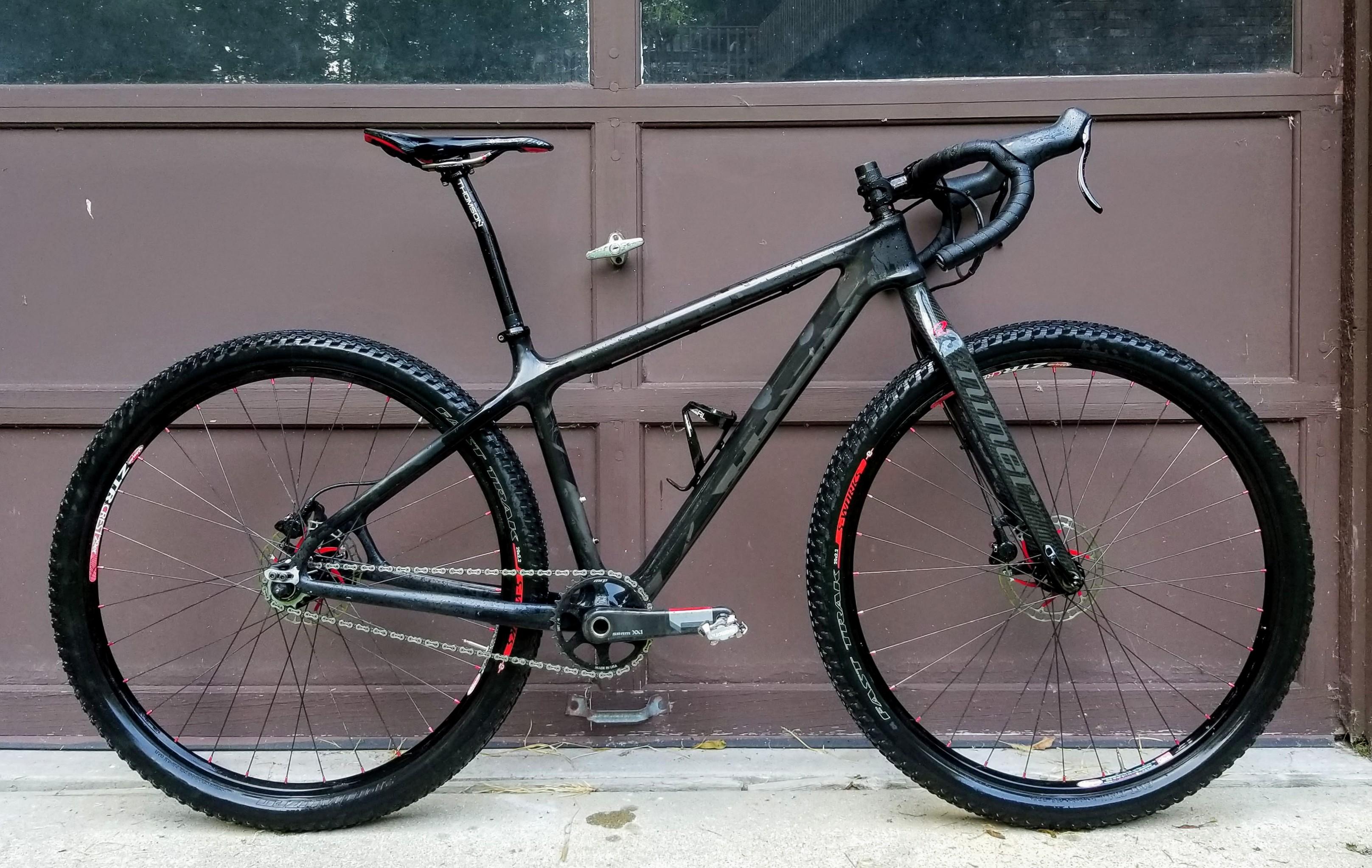 2012 Trek Superfly SS, dropbar gravel/CX mode bicycling