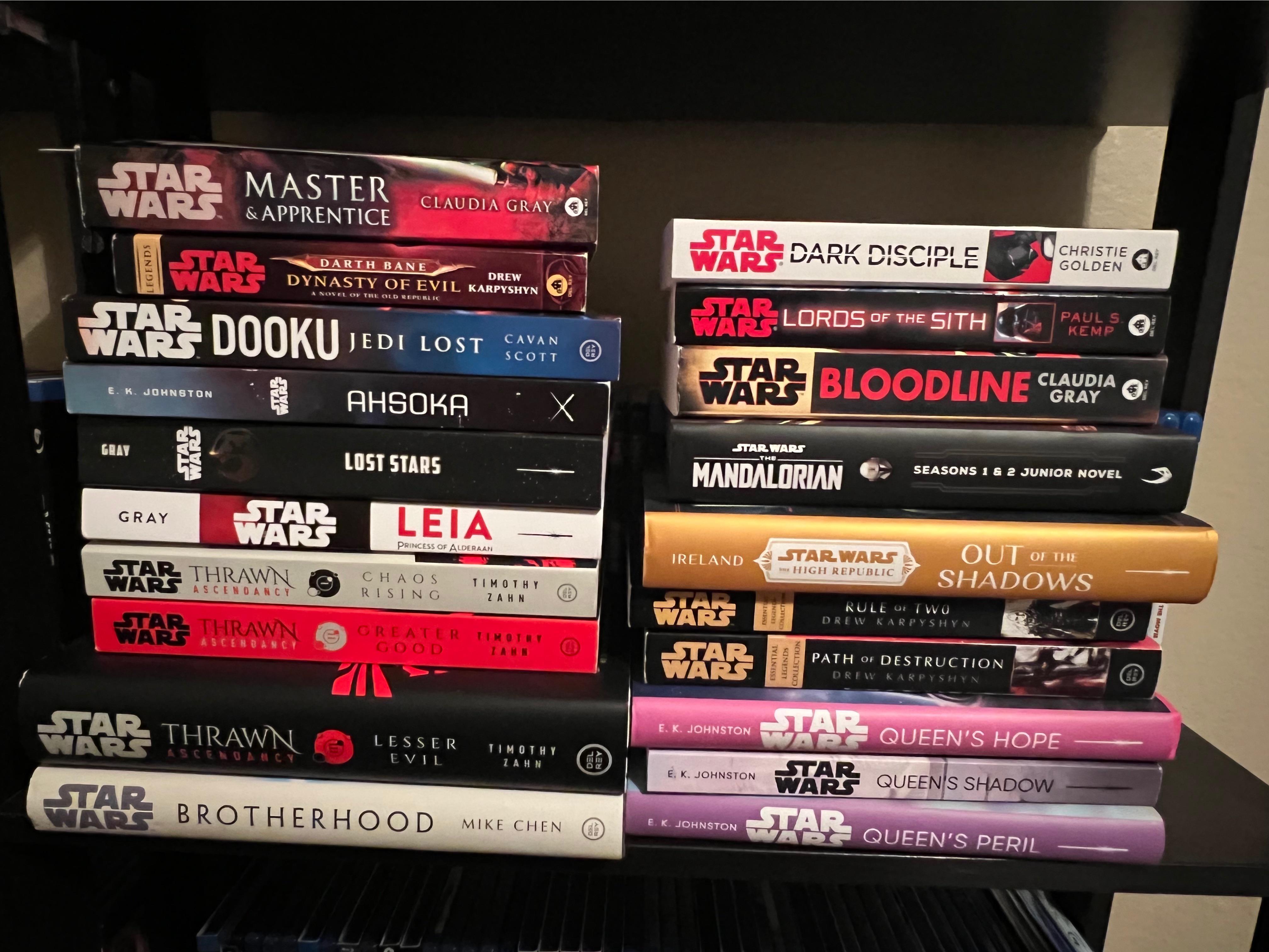 Star Wars Book collection so far… starwarsbooks