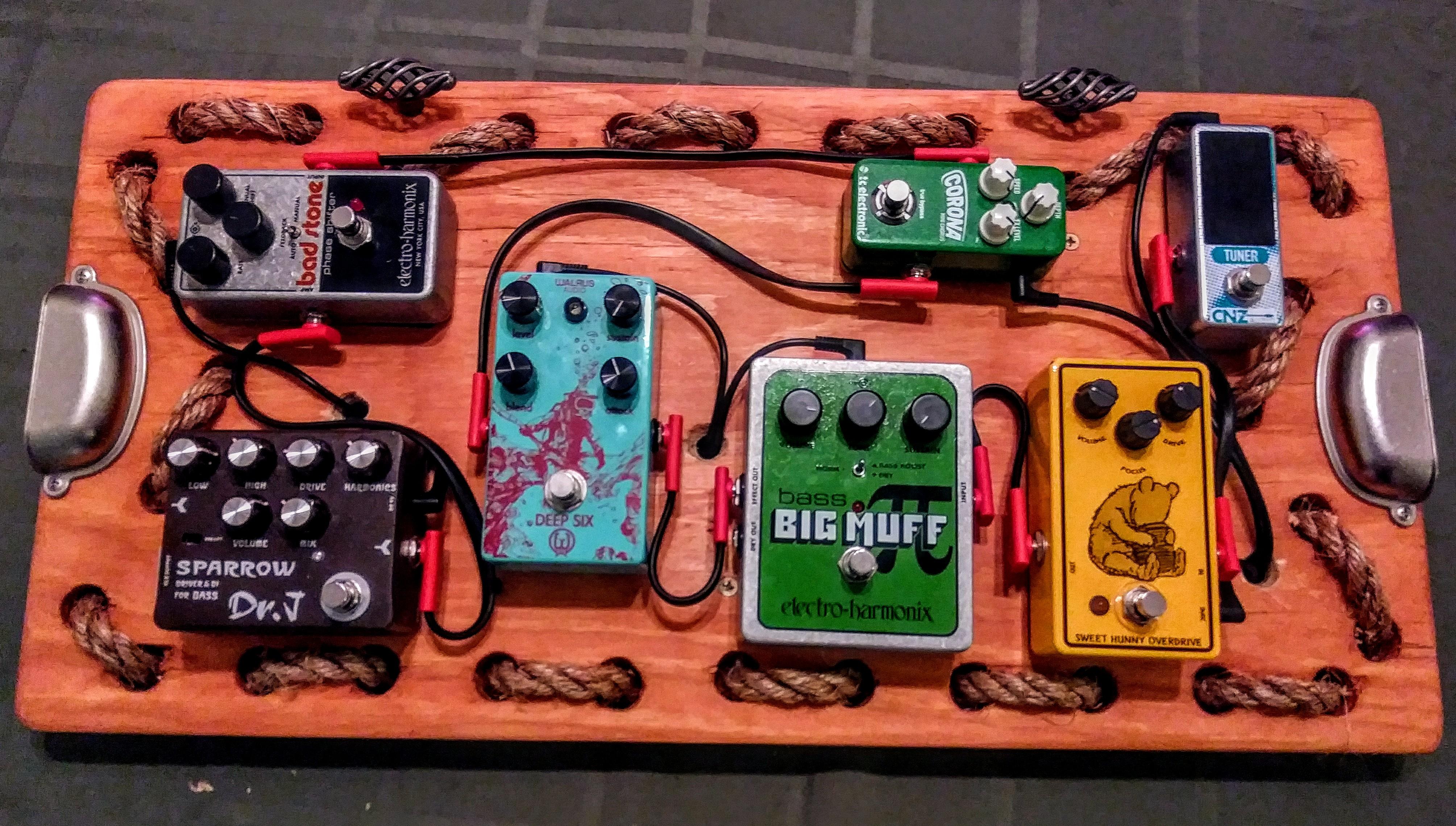 Finished my first pedal board! Thoughts? r/basspedals