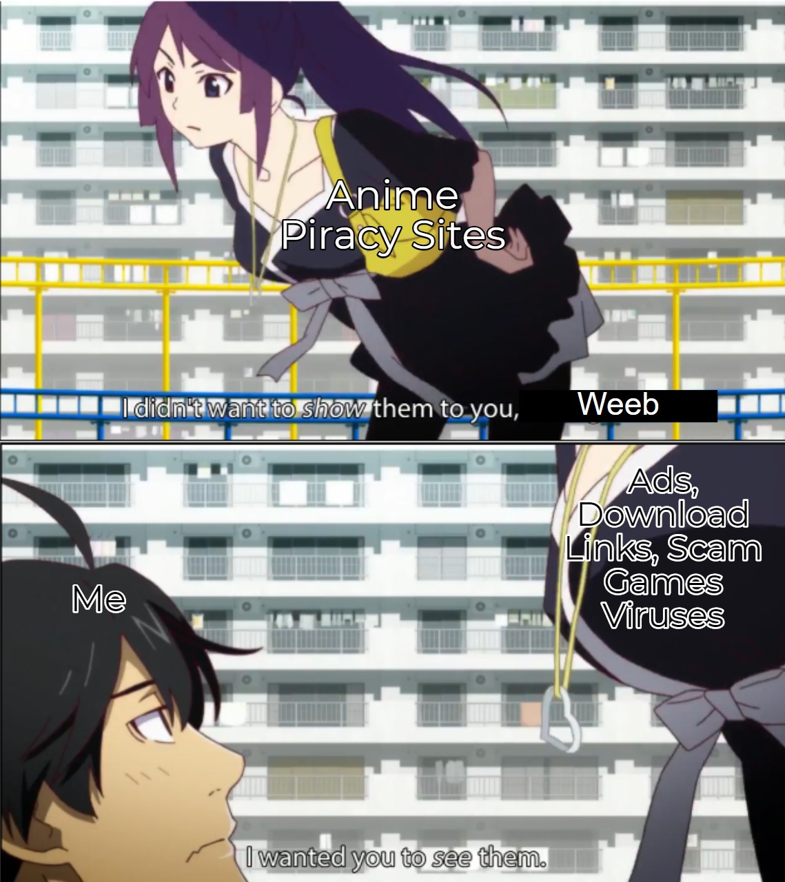 Anime Piracy sites r/Animemes