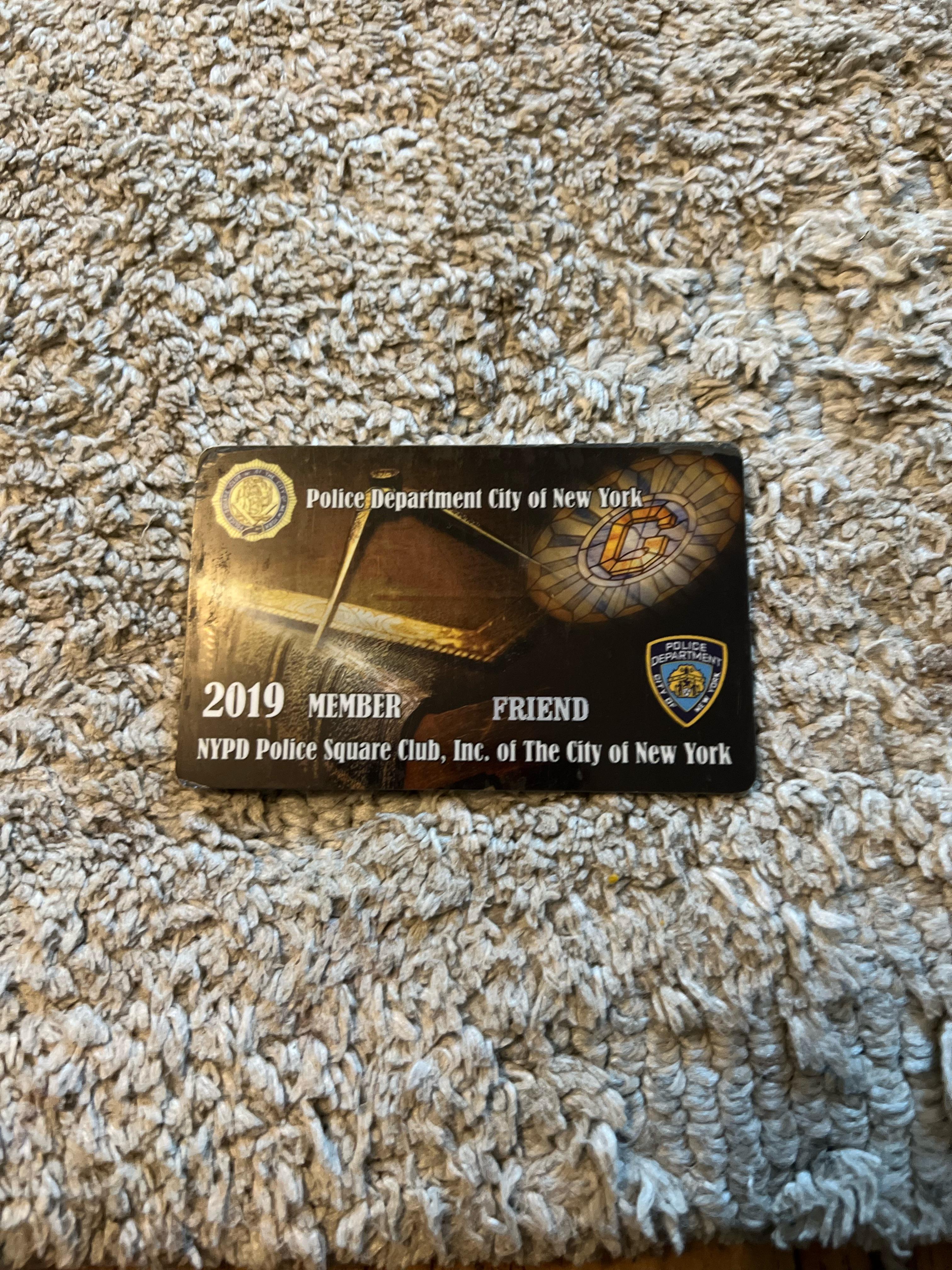 NYPD Member Friend, My cousin showed me this and was wondering if this
