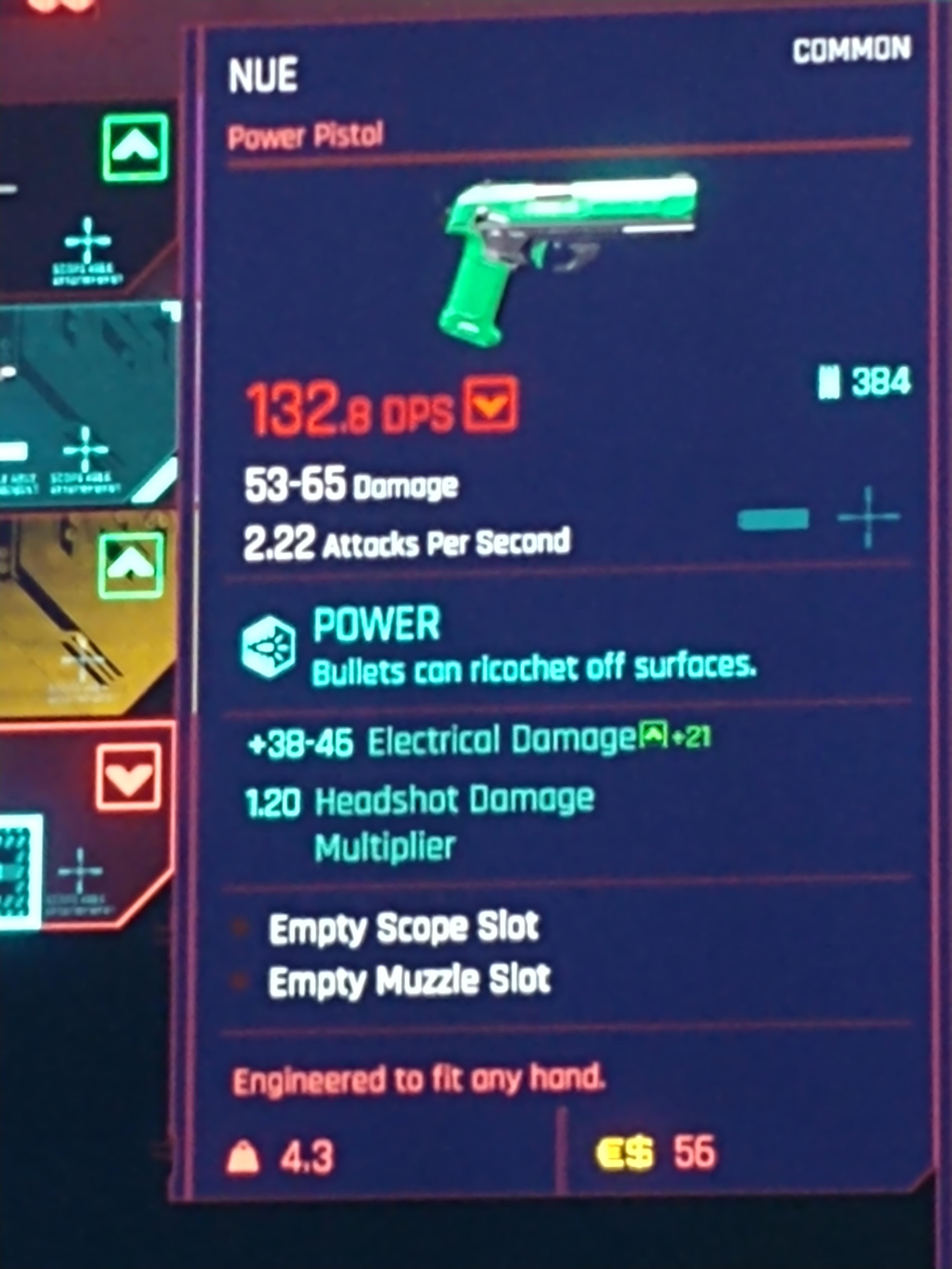This pistol on Cyberpunk 2077 r/Nioh