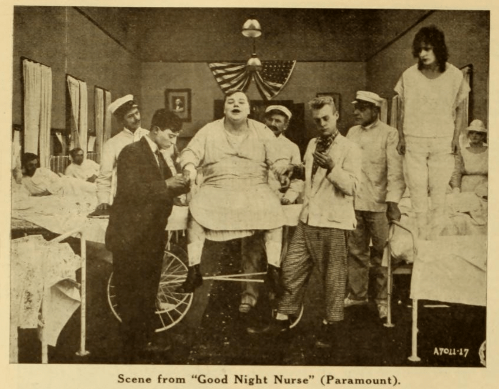 Roscoe Arbuckle is admitted to the sanitarium in “Good Night, Nurse
