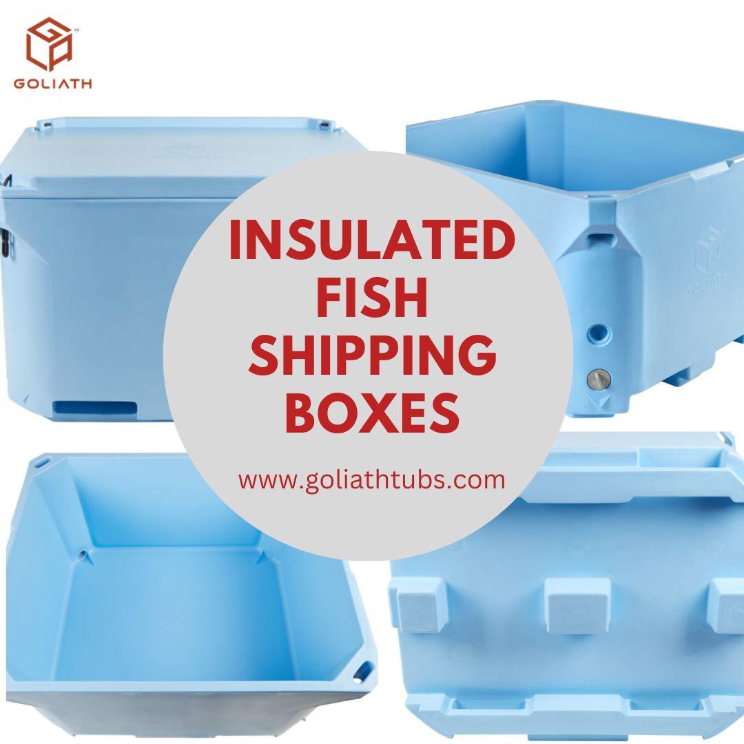Insulated fish shipping boxes in USA Goliathtubs u/goliathtubs