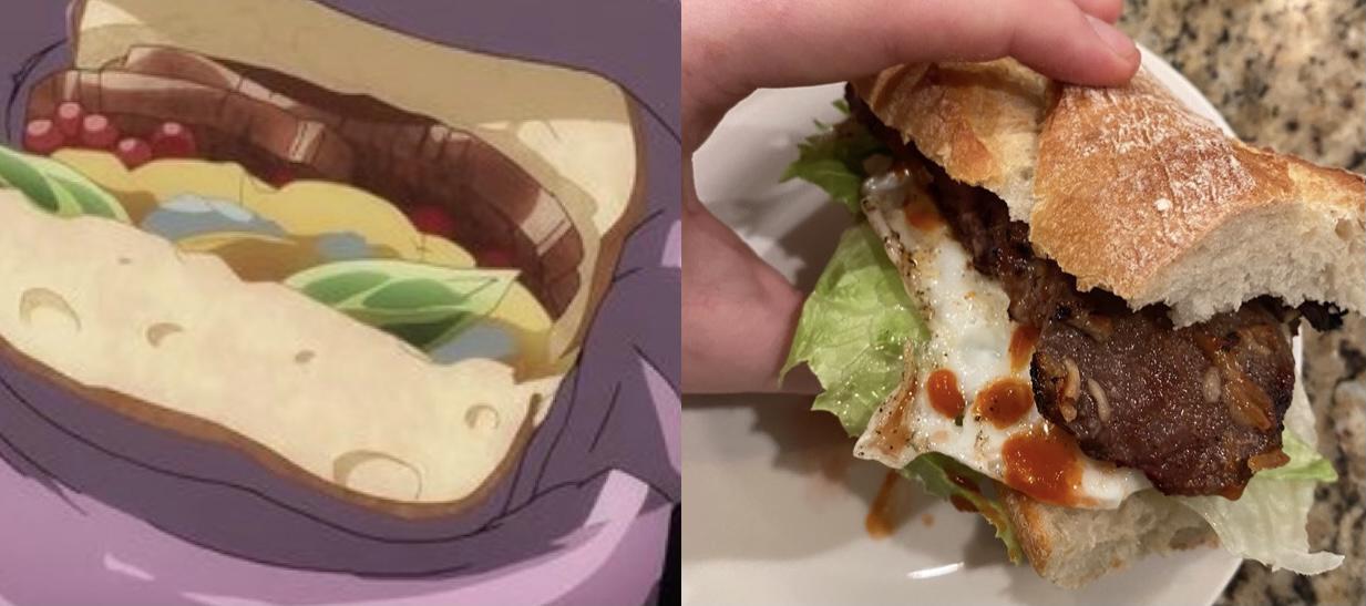 I made Asunas sandwich today D
