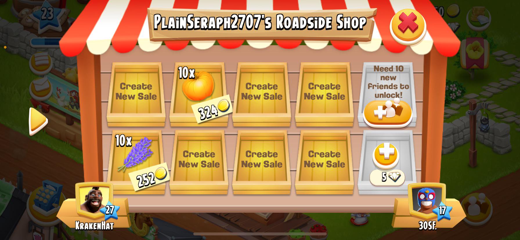 Can everyone send their links to add them so I can unlock more shop