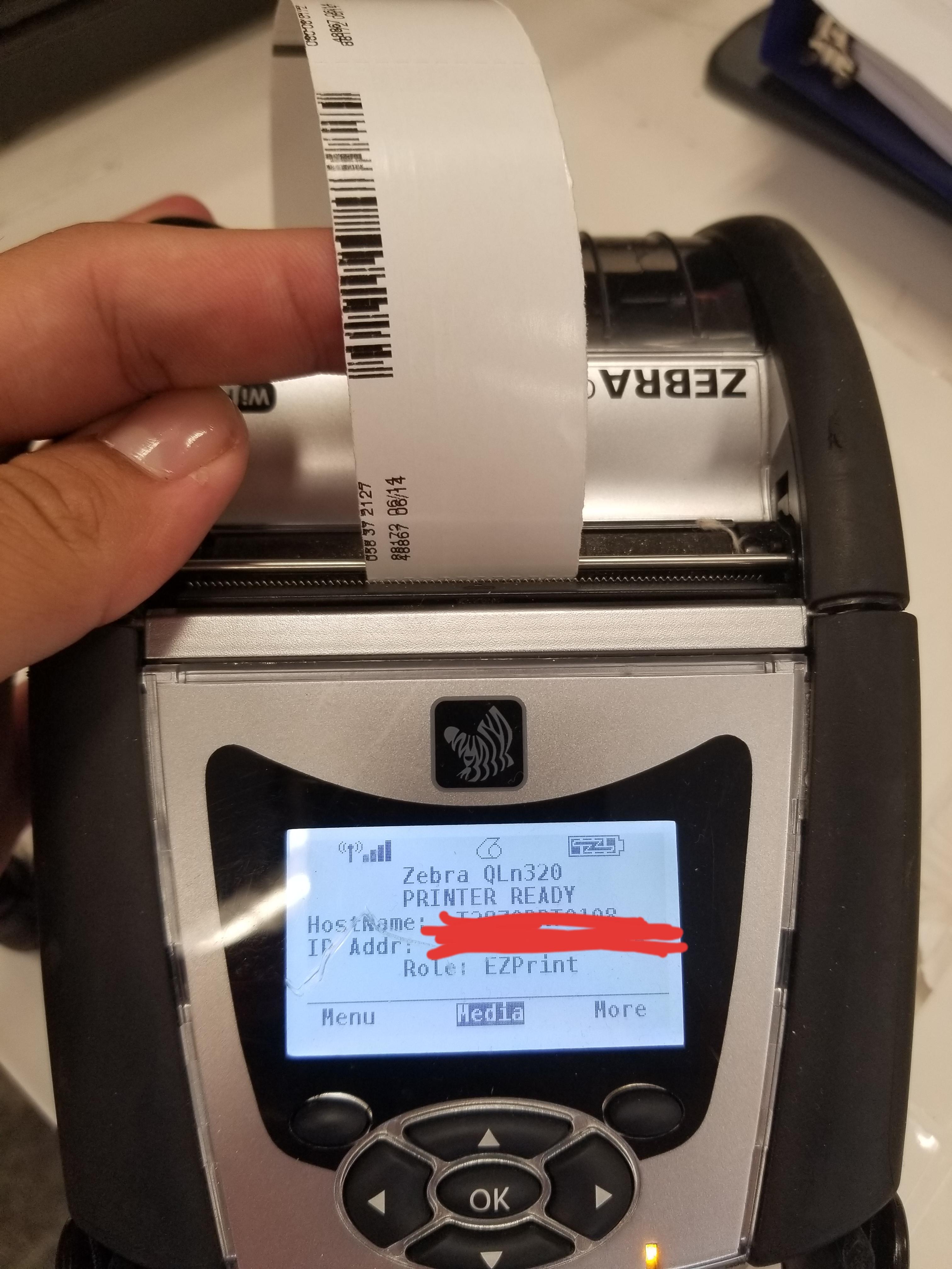 Printer Recalibration? Tried calibrate label and media width from