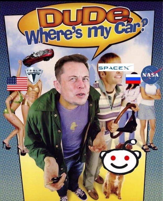 Dude, Where's My Car? r/elonmusk