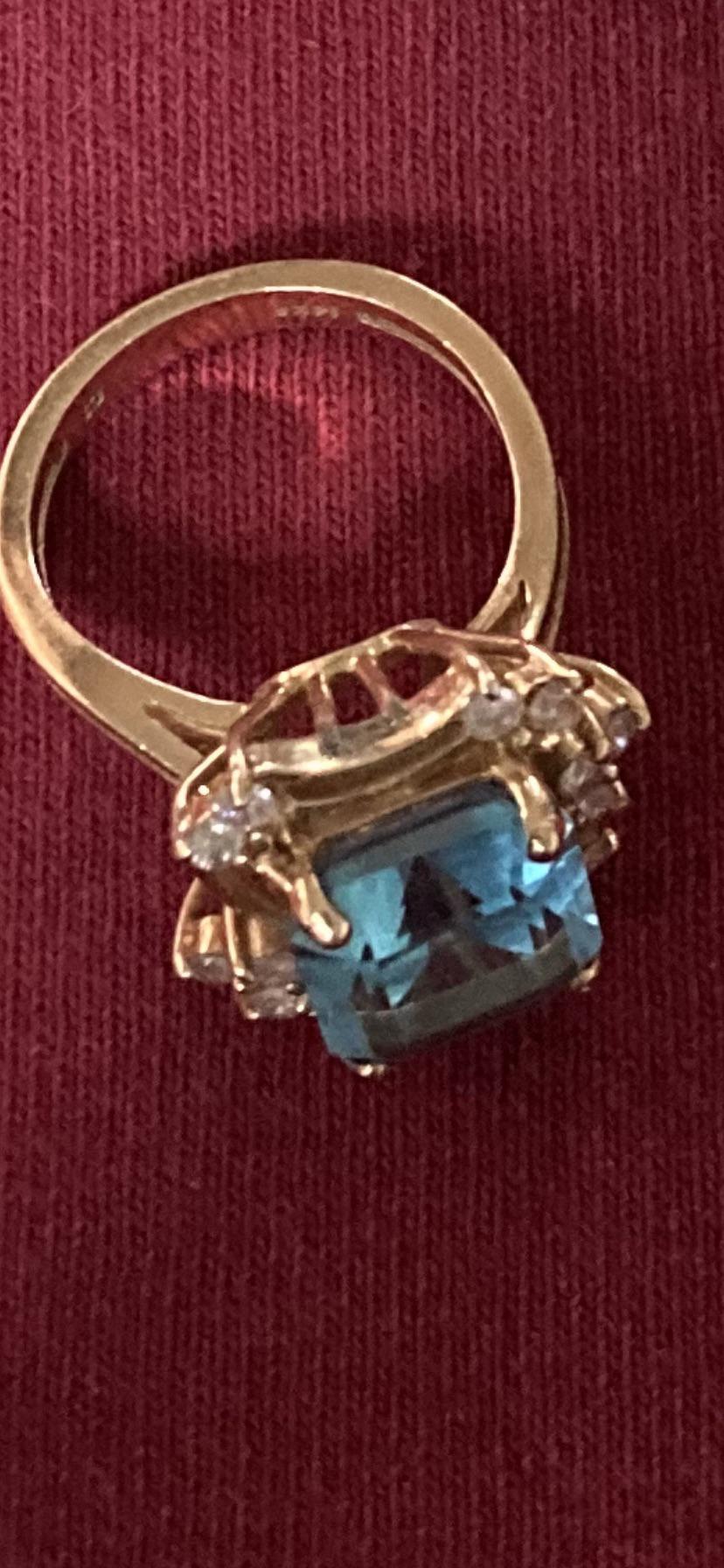 Any ideas what this blue stones is? r/Gemstones