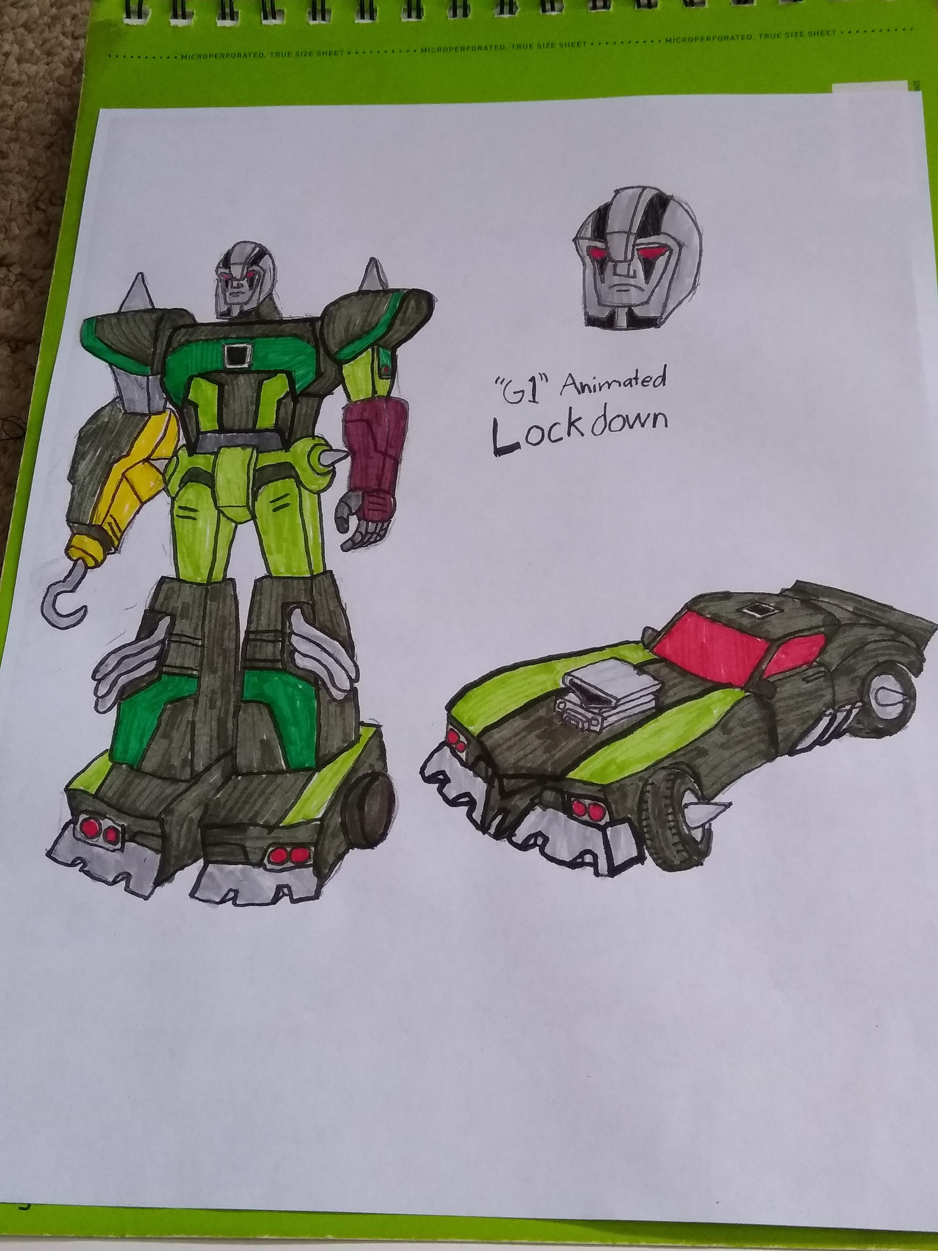 'G1' Animated Lockdown r/transformers