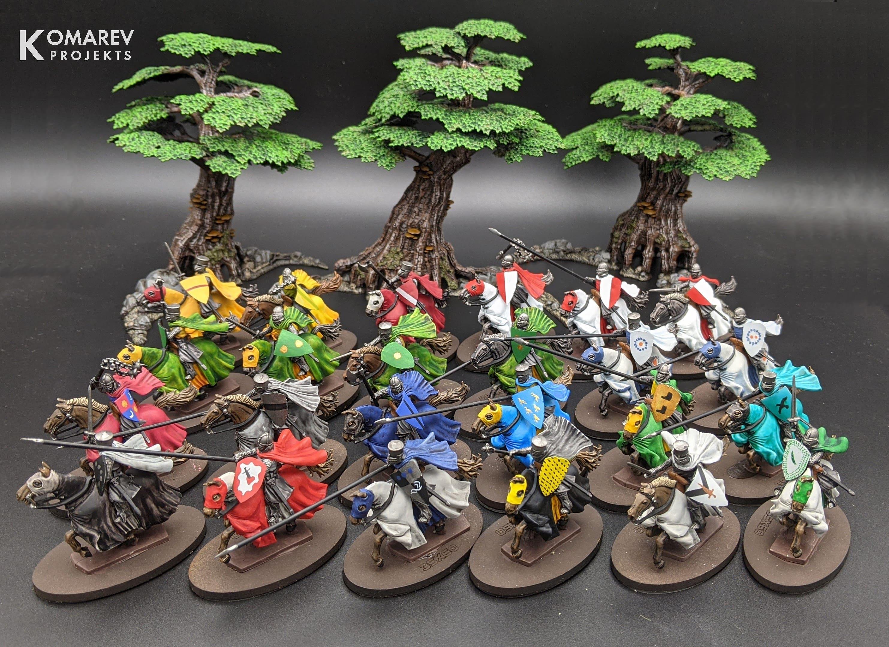 Westeros Knights of varying houses! r/minipainting