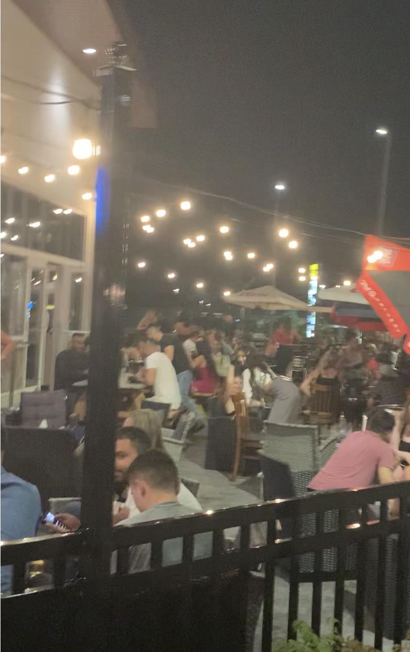 Covid positive patron was at cause&effect yesterday