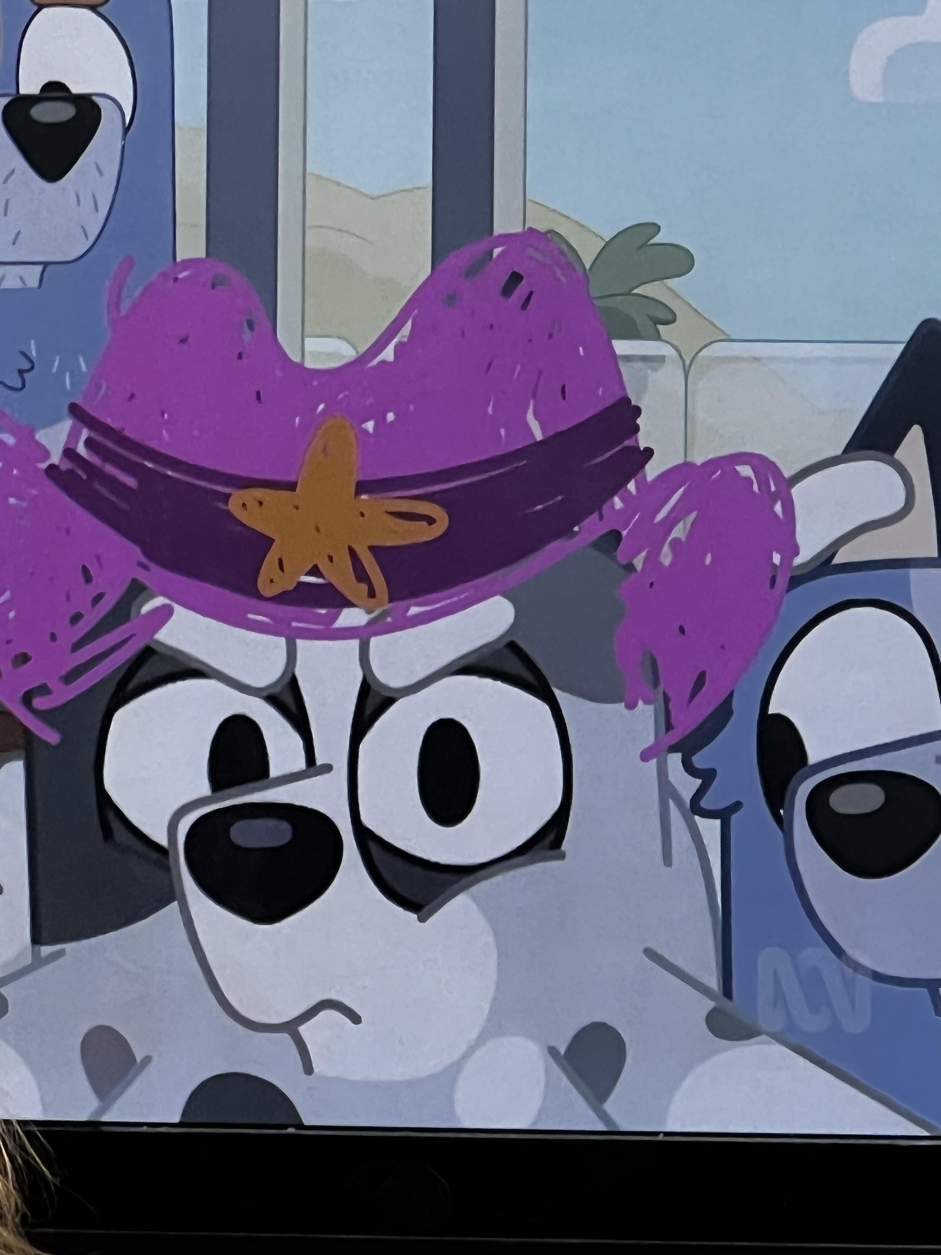 There is no denying it, muffin is a bad, bad dog. r/bluey