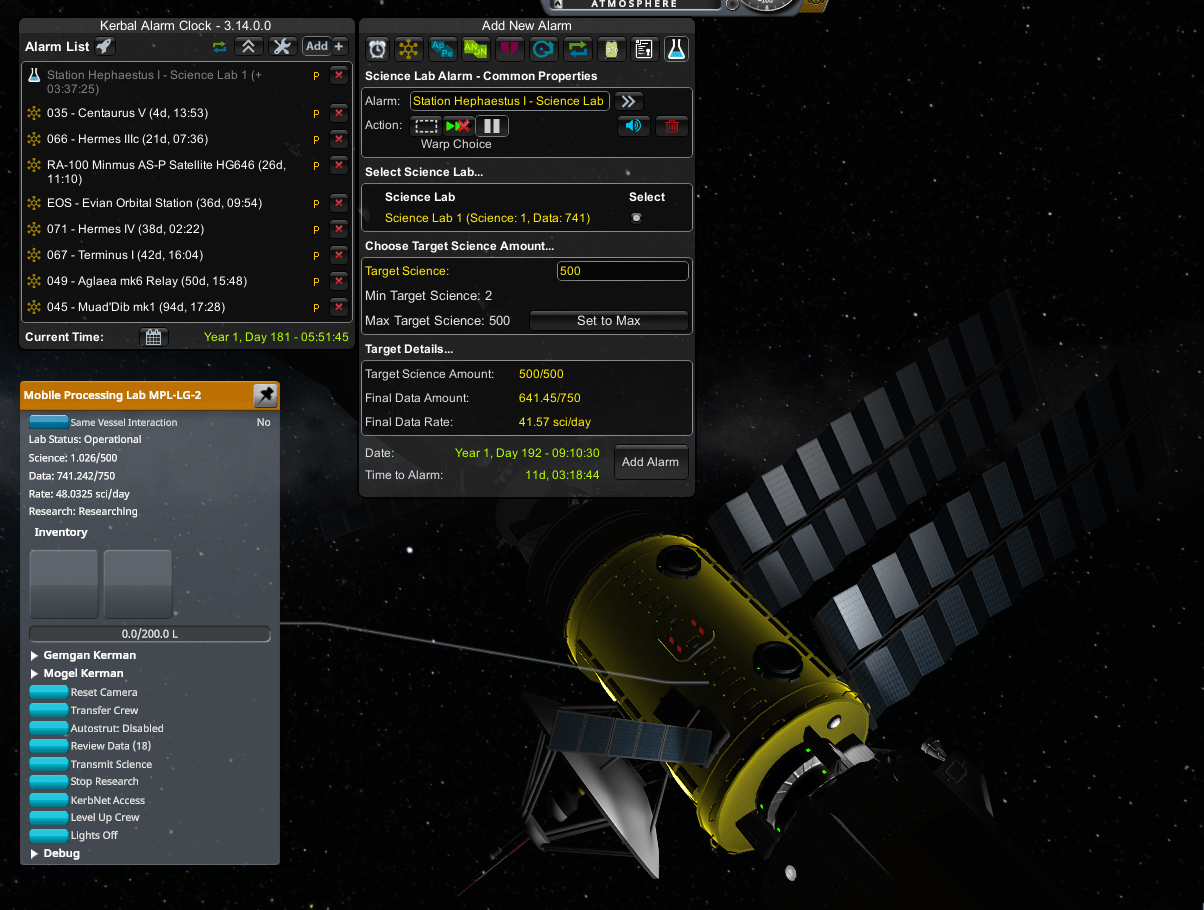 PSA One reason to use KAC over the stock Alarm Clock r