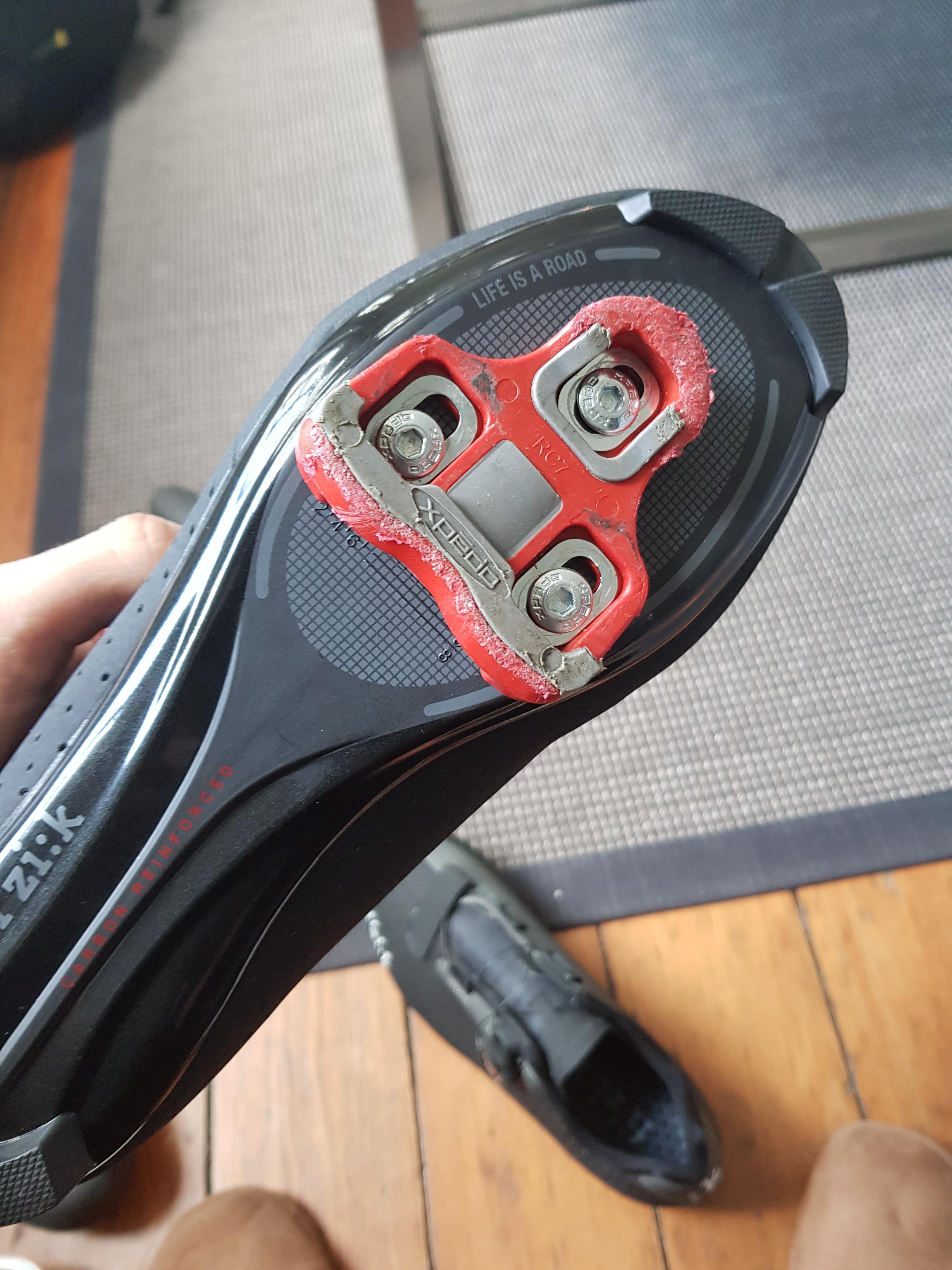 Is it common that cleats are so worn out after just 100km of use? r