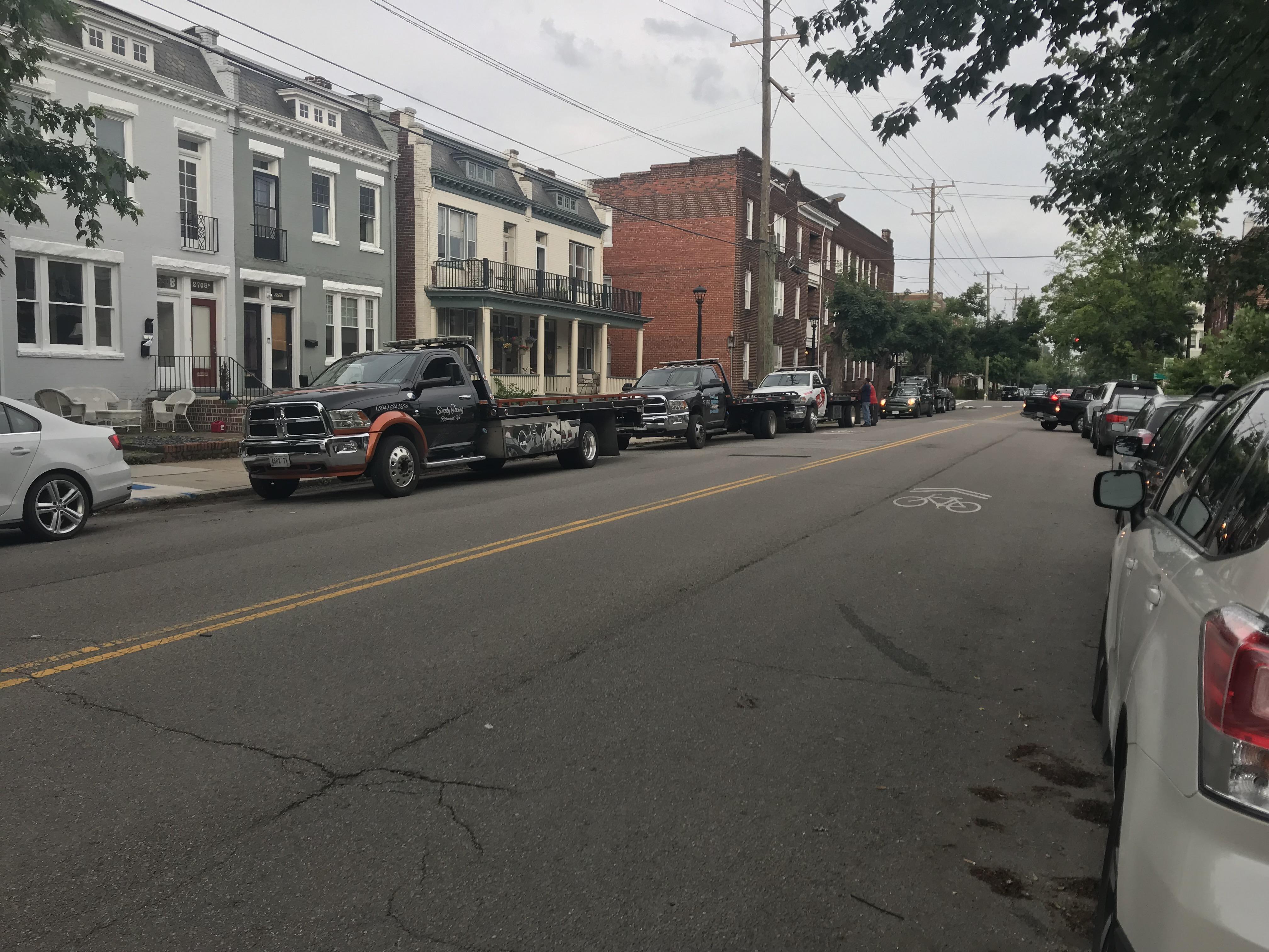 The Vultures getting ready to Feast on Floyd Ave this morning r/rva