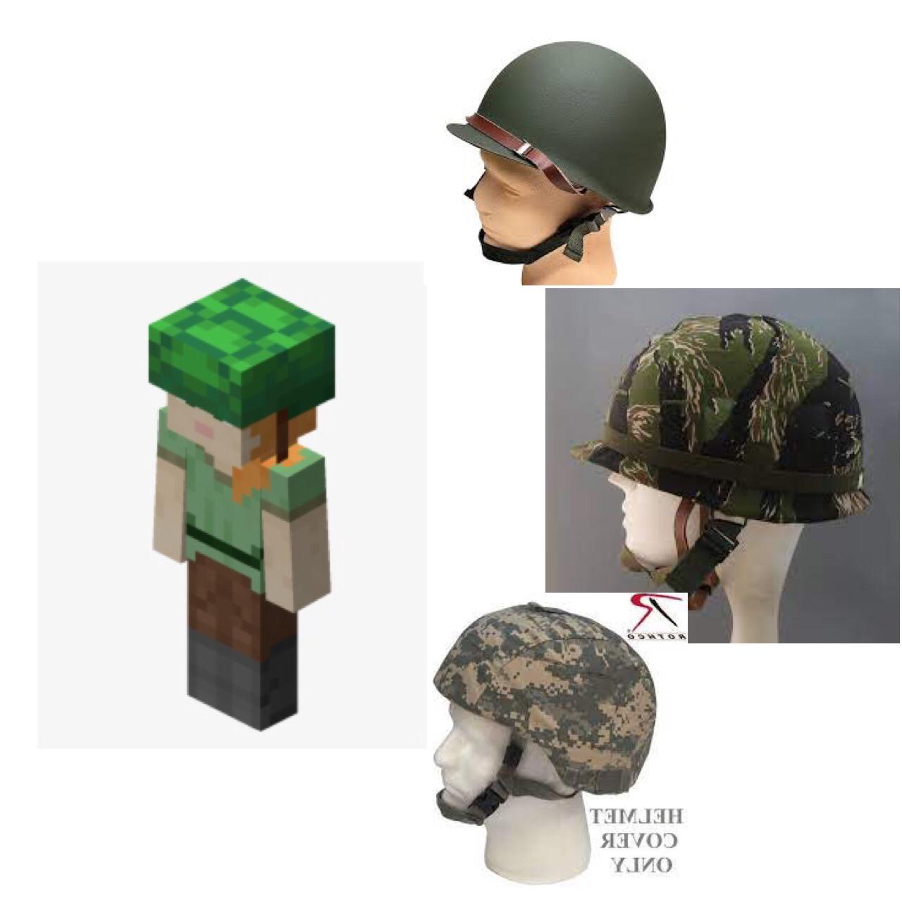 Is it just me that the Minecraft turtle shells look like Military