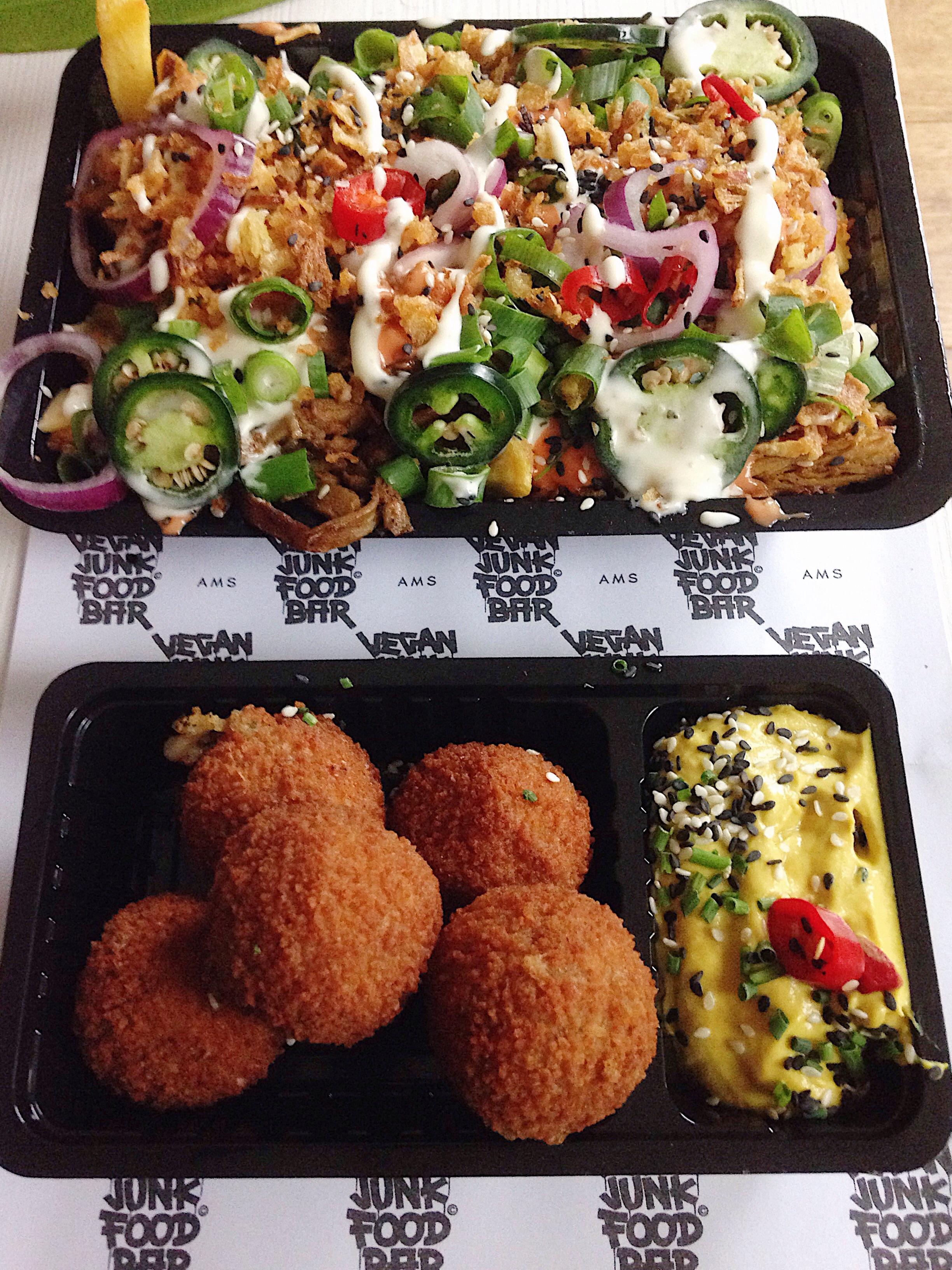 When in Amsterdam...massively overorder from Vegan Junk Food Bar r/vegan