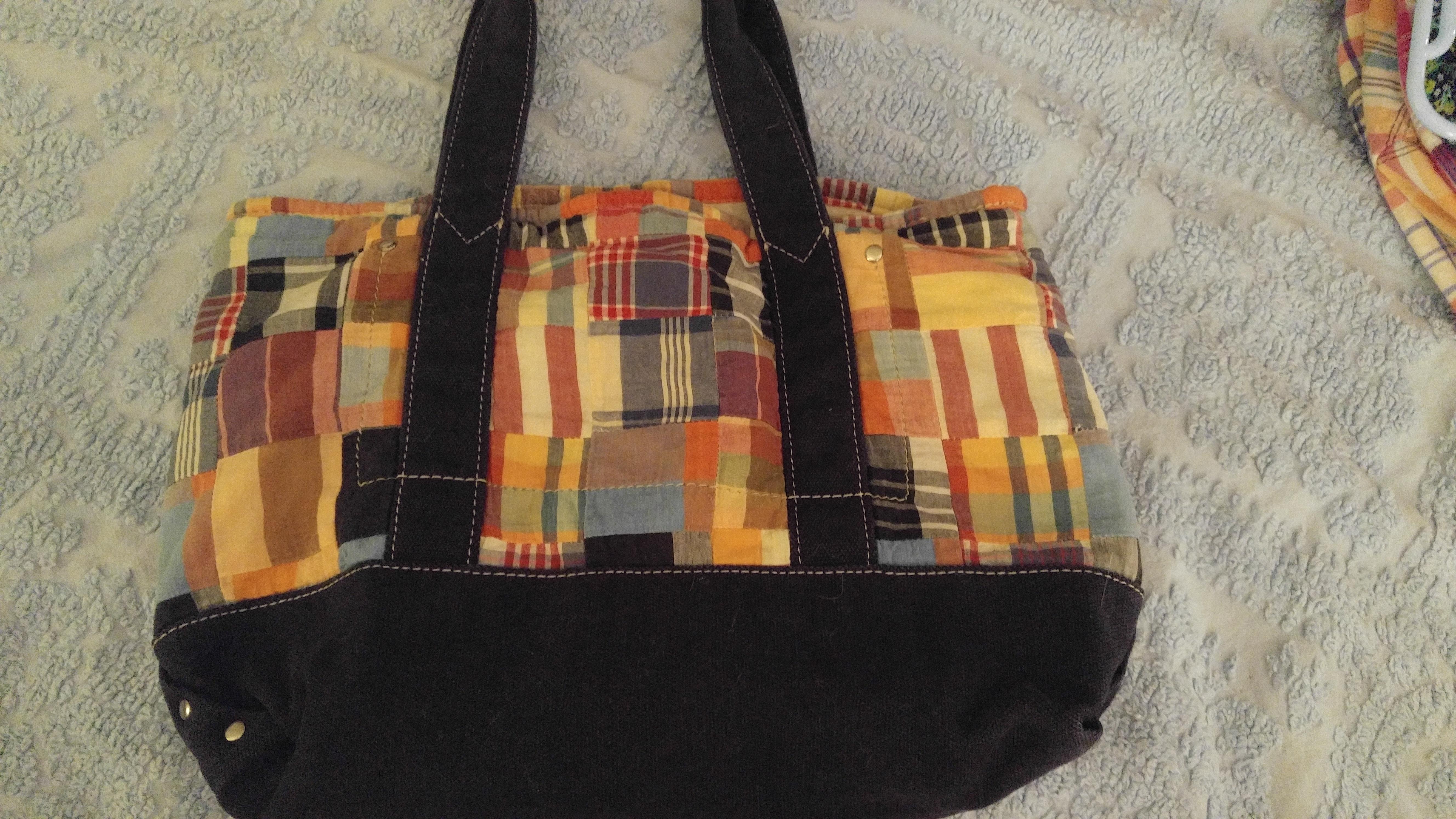 J. Crew Madras tote for 1.91 at my local thrift store r/ThriftStoreHauls