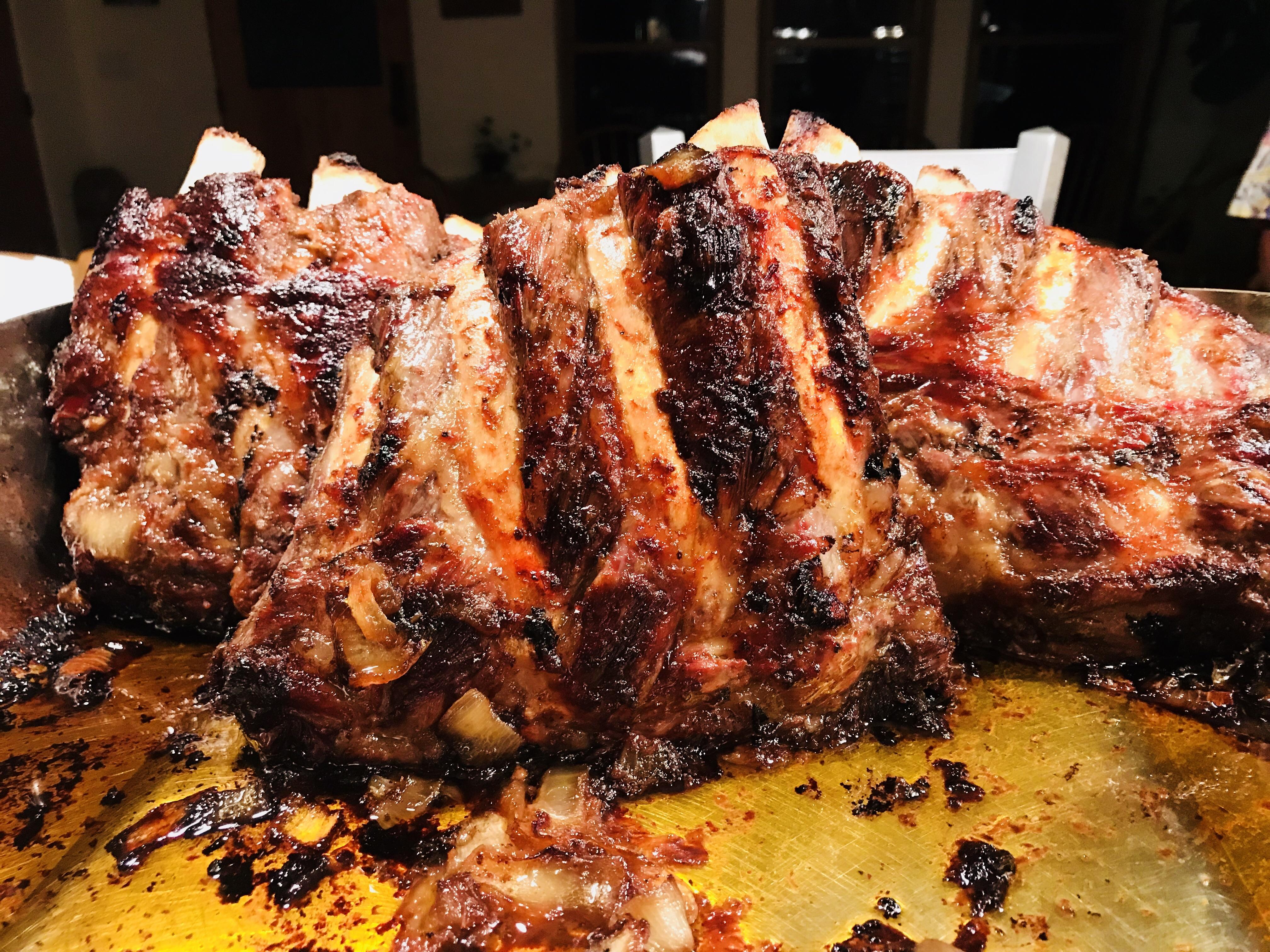 Slow roasted beef ribs. r/FoodPorn