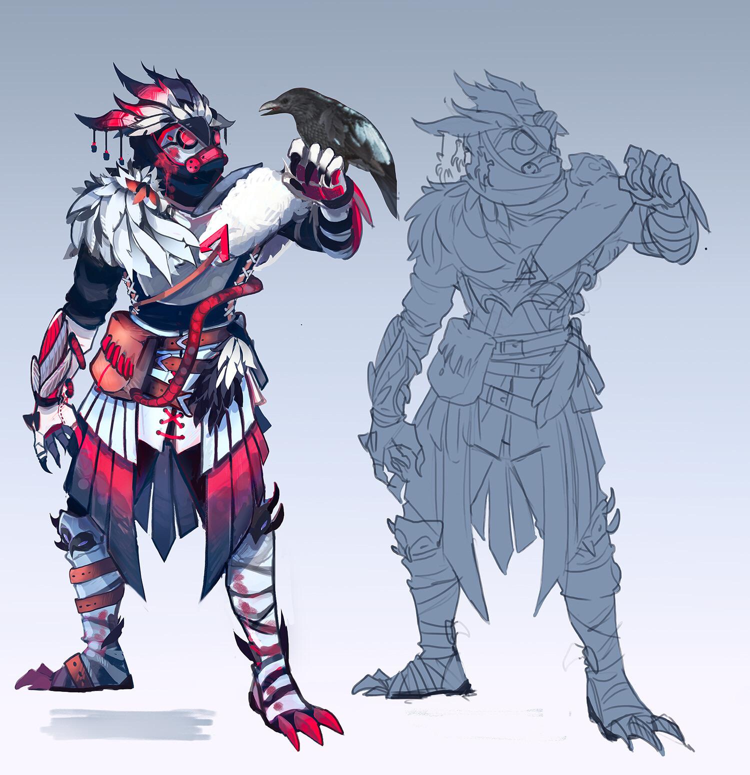 Blood hound skin concept by Art Station r/apexlegends