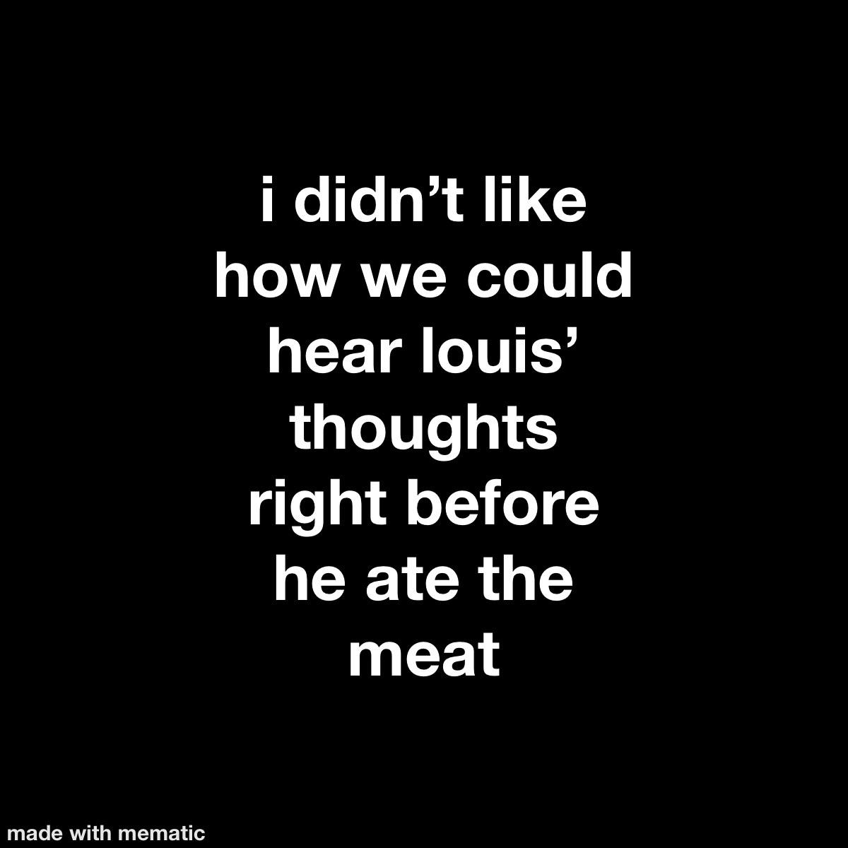 this is the only piece of media that has made me nauseous from someone