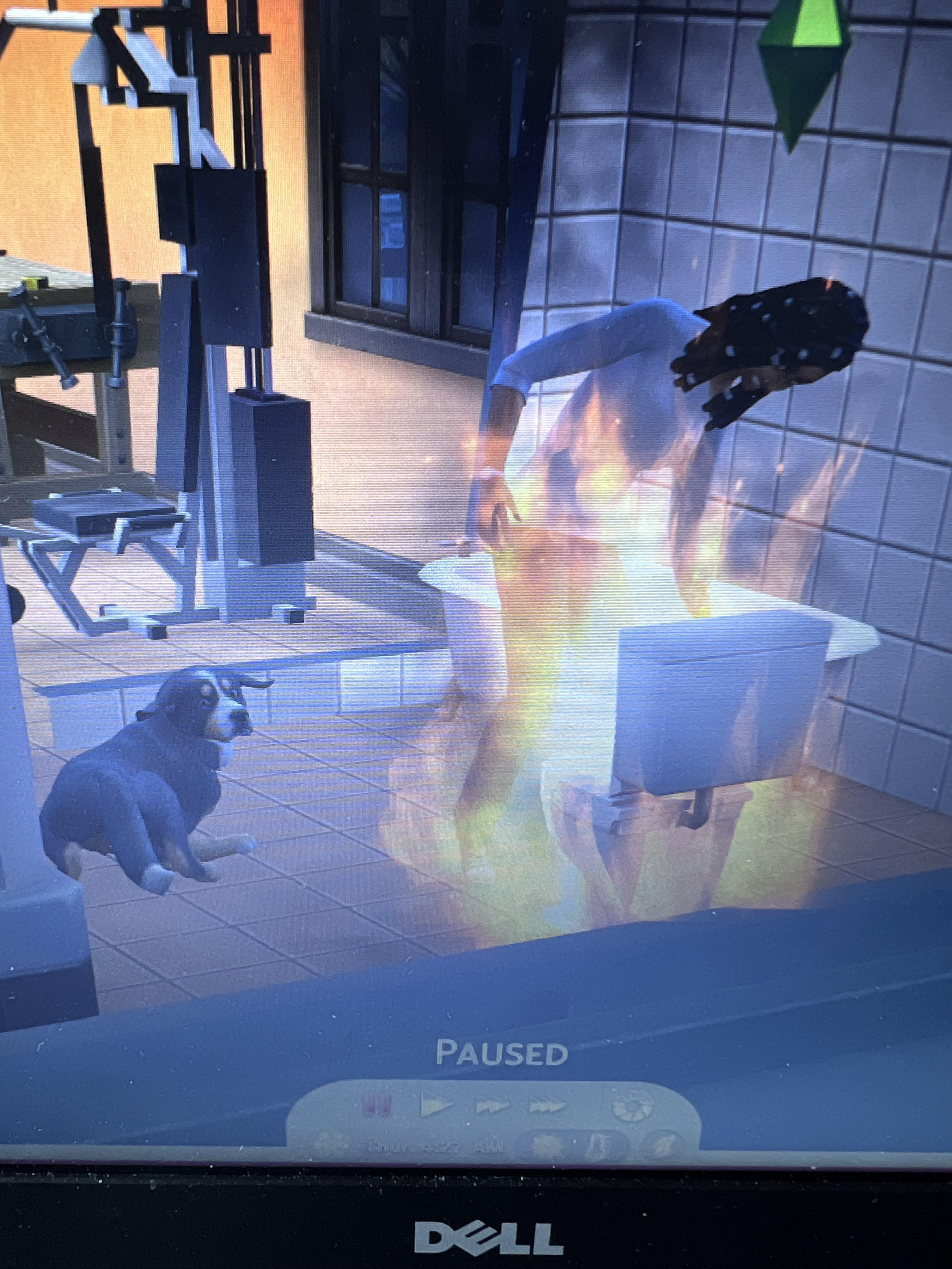 Why does my toilet keep catching on fire??? r/Sims4