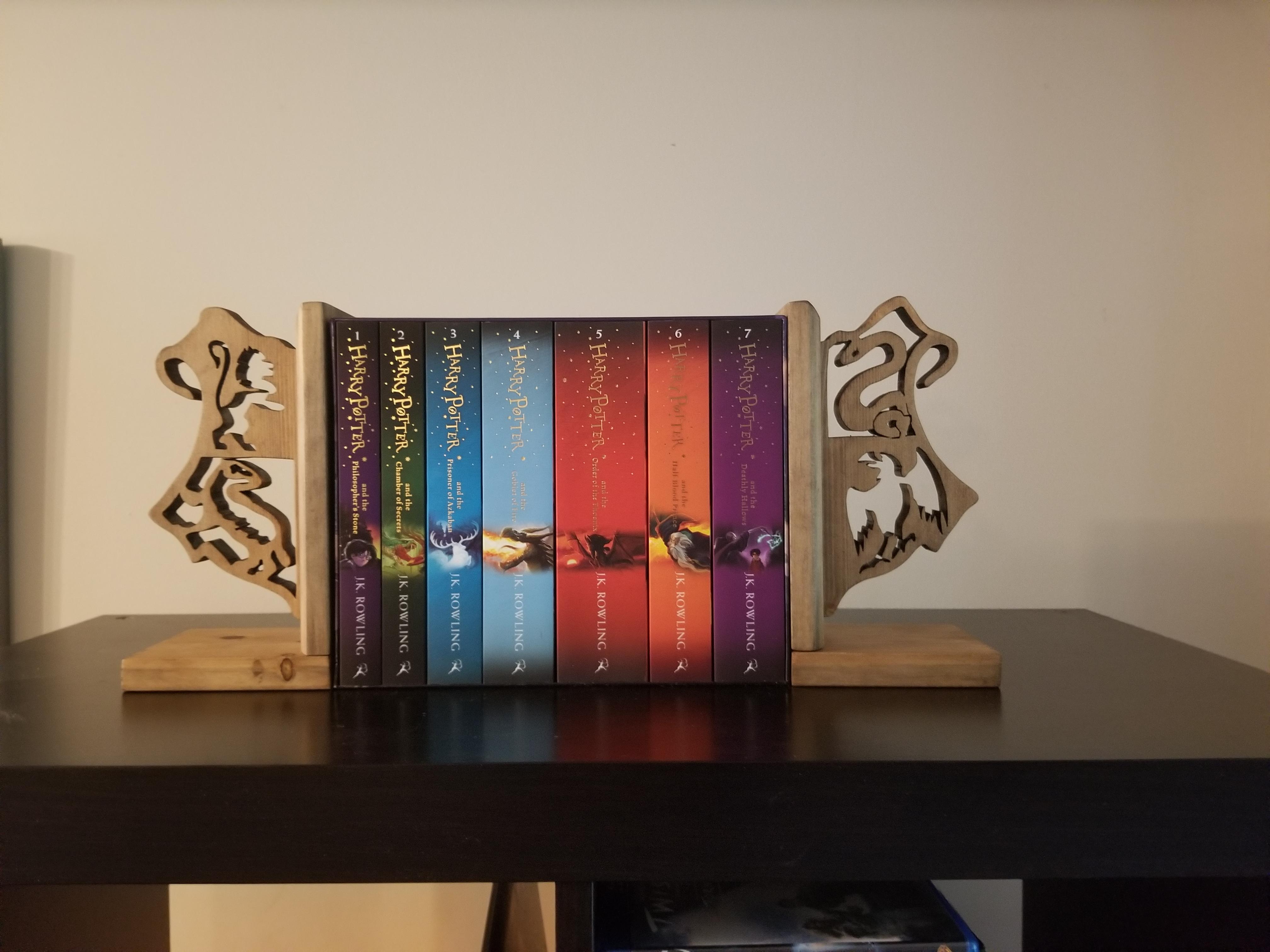 Harry Potter Book Ends The harry potter books make up the popular