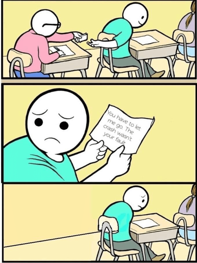 It's not your fault HorriblyDepressing