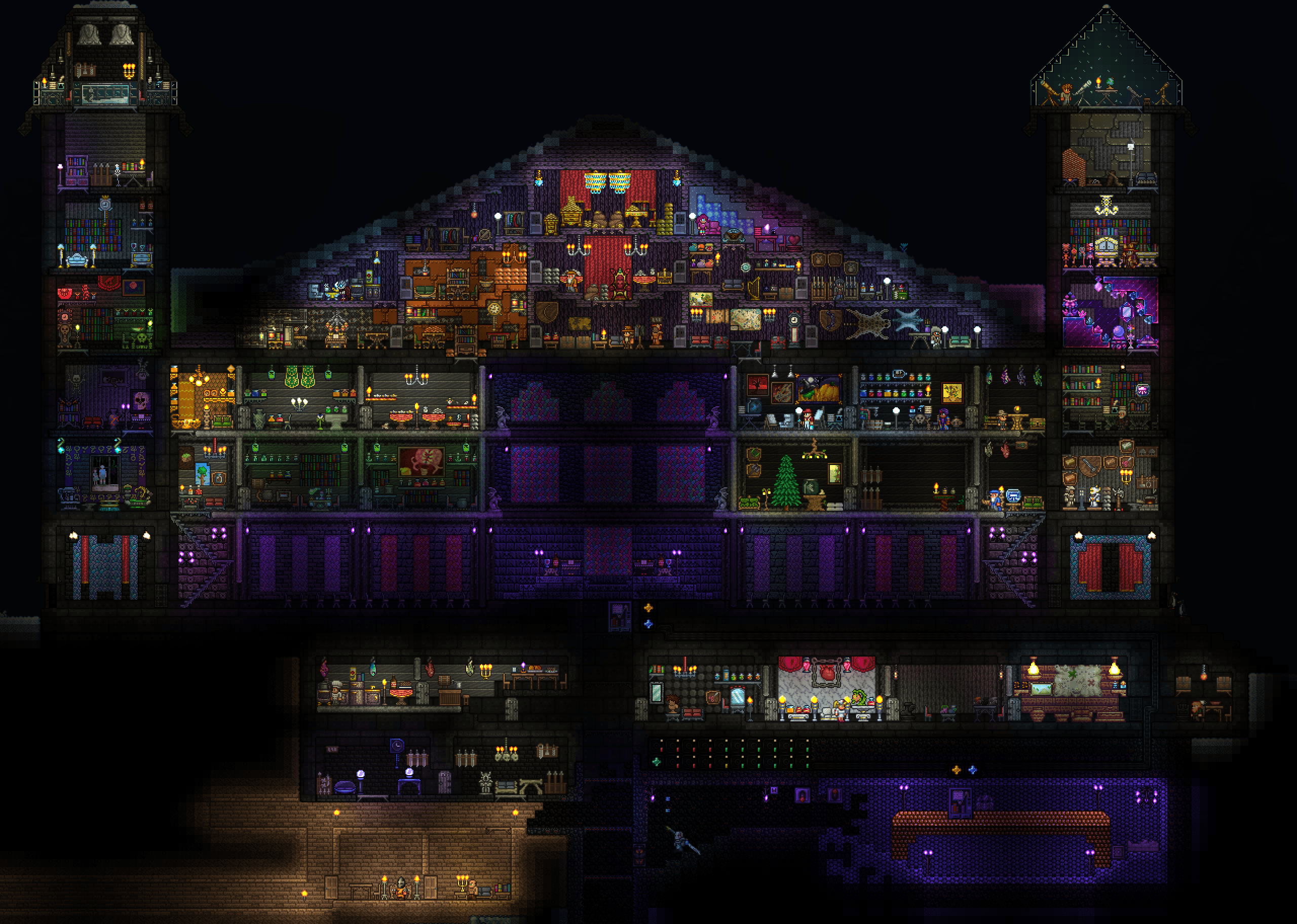 My Cathedral for a Modded Playthrough r/Terraria
