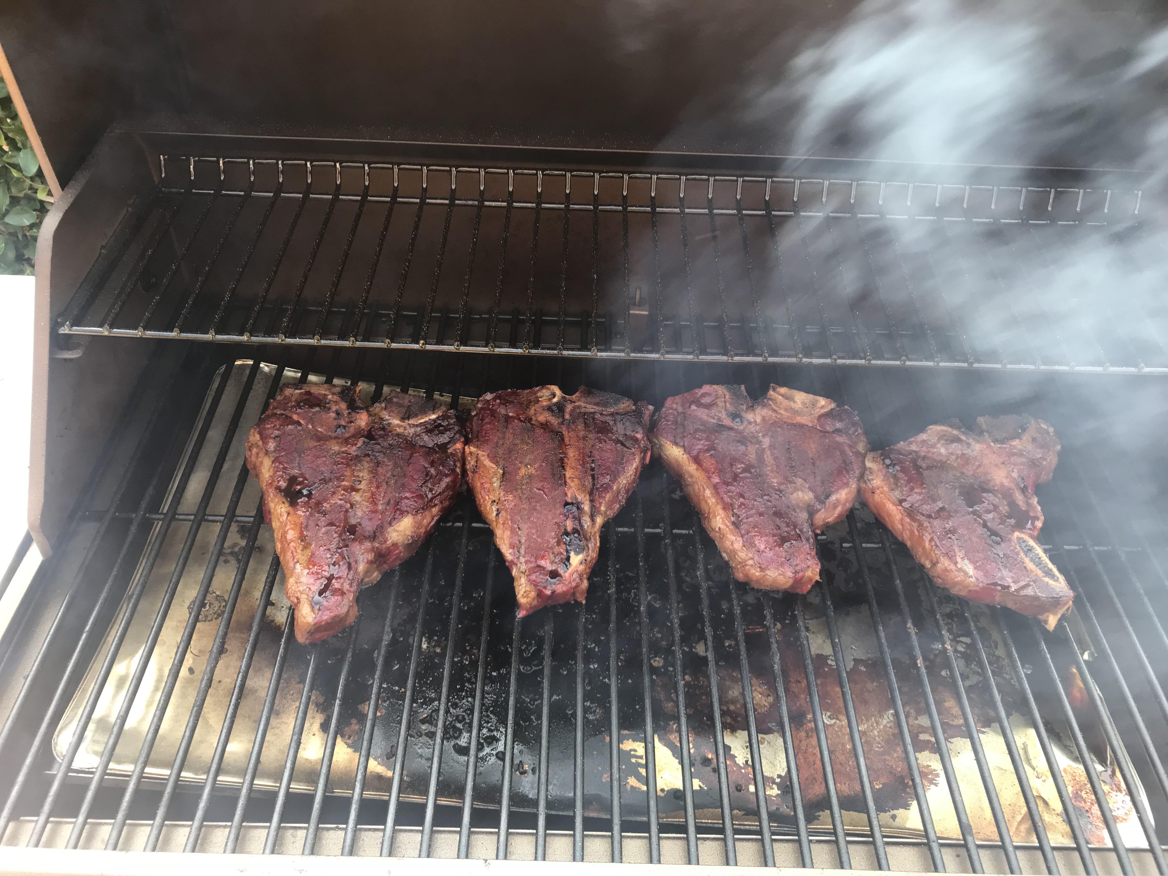 Smoked TBone Steaks r/Traeger