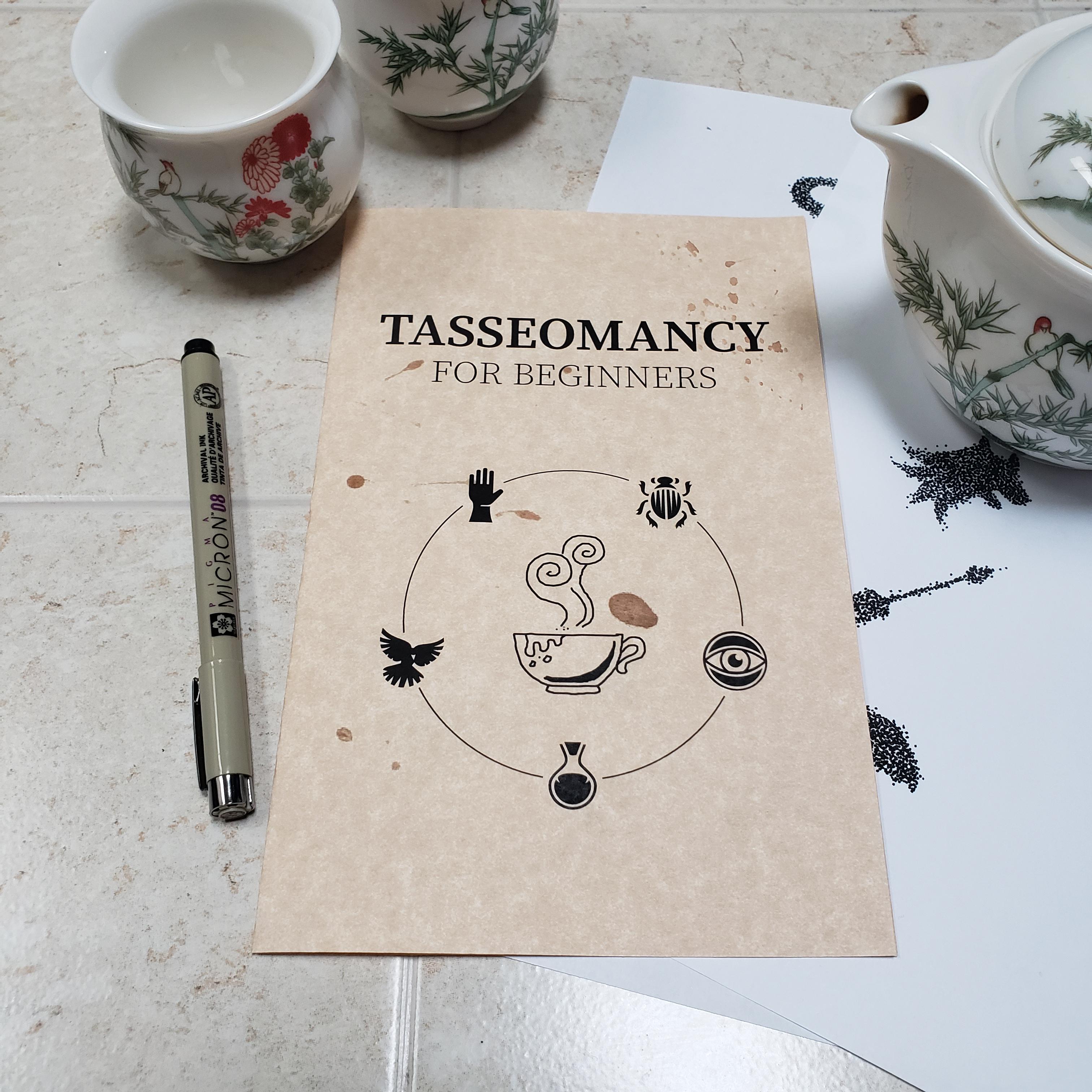 A beginner's guide to reading tea leaf shapes (more images in comments